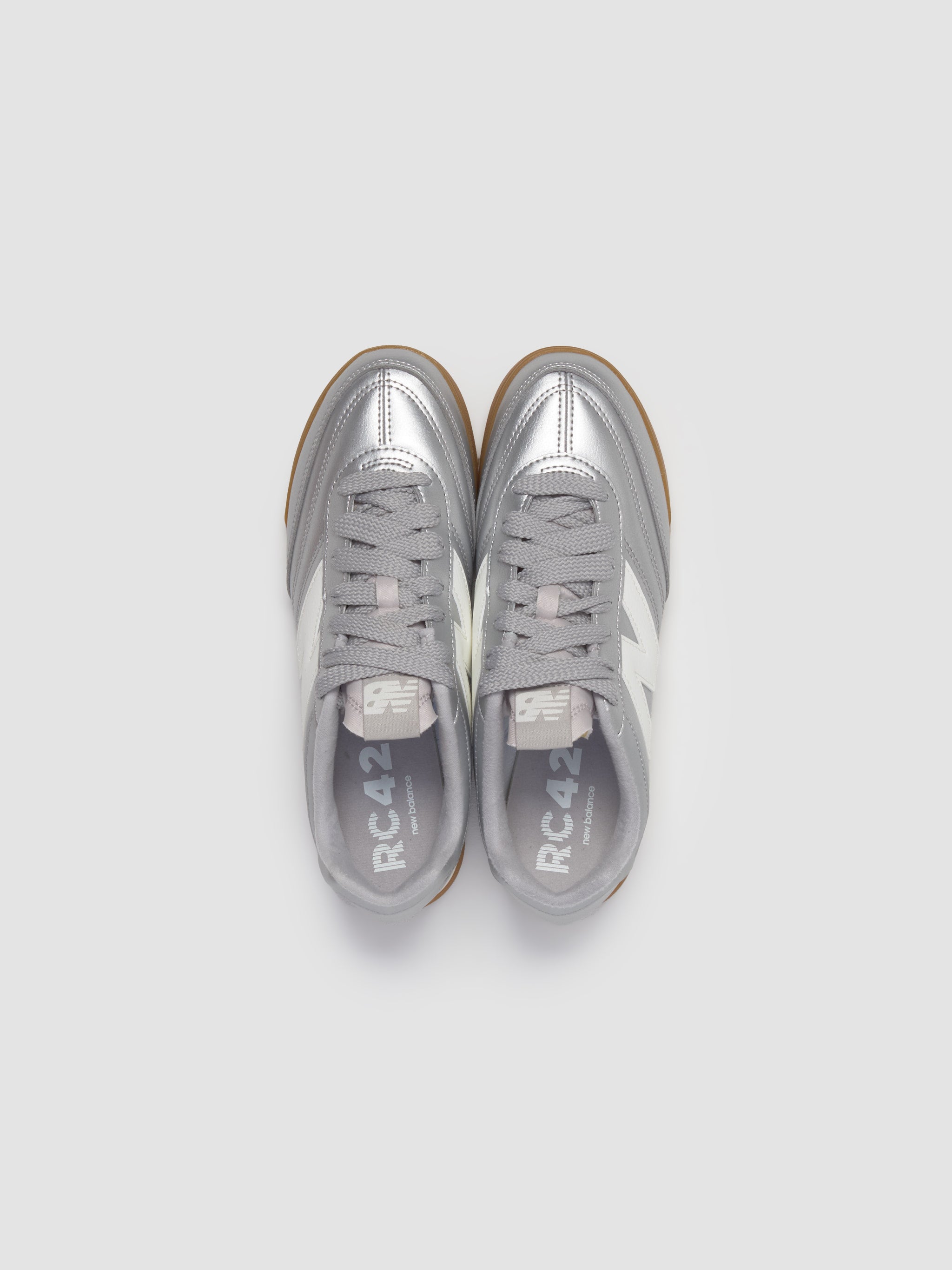 RC42 Sneaker in Silver Metalic