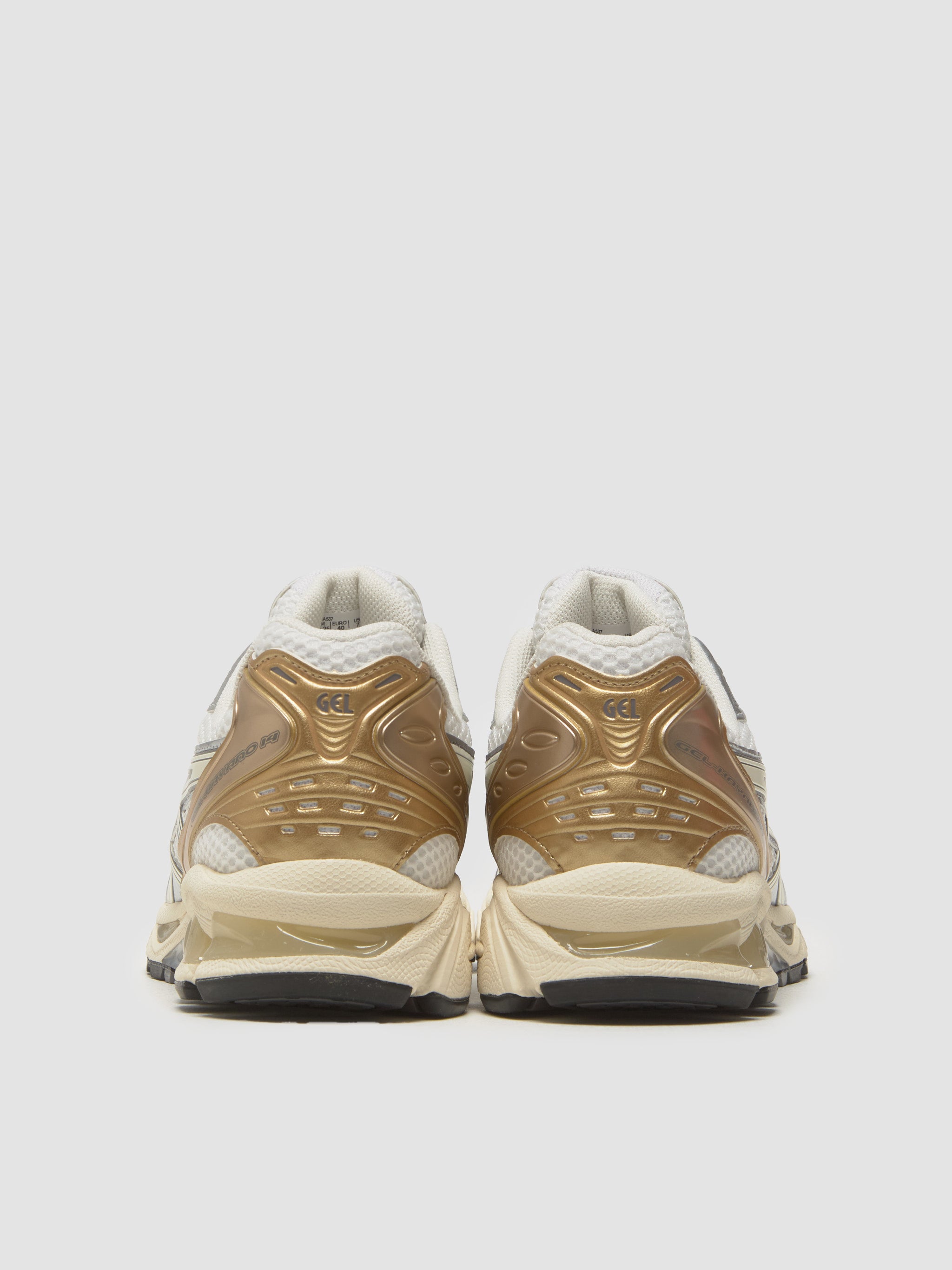 GEL-KAYANO 14 in White & Gold