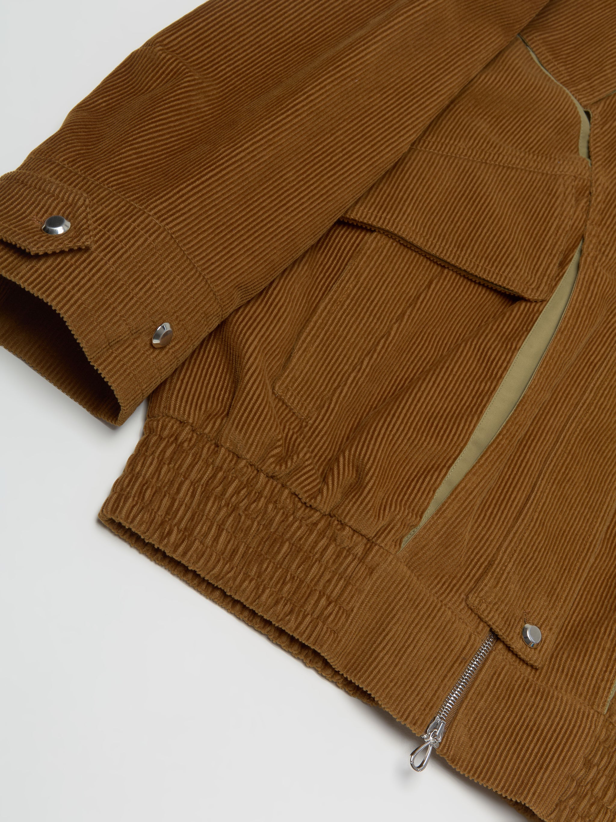 Chasseur Jacket in Honey & Olive Green