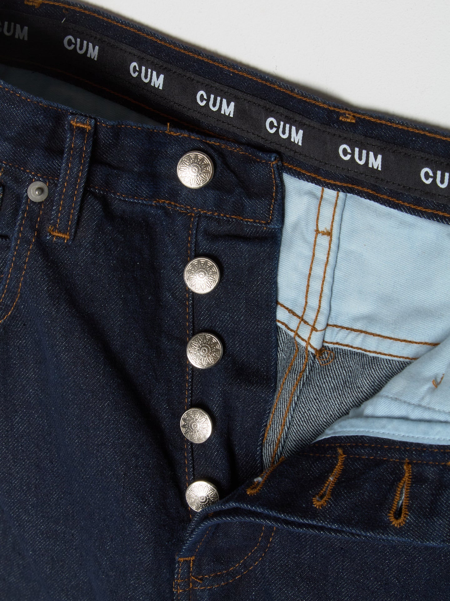 Circle Window Jeans in Indigo Blue Wash