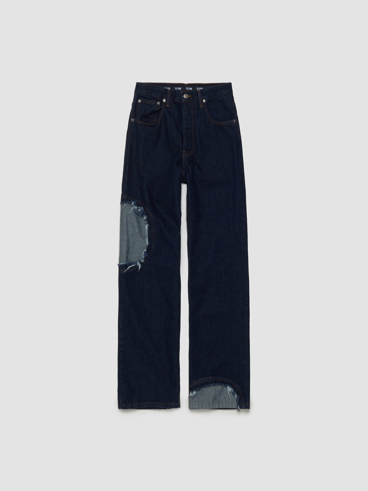 Circle Window Jeans in Indigo Blue Wash