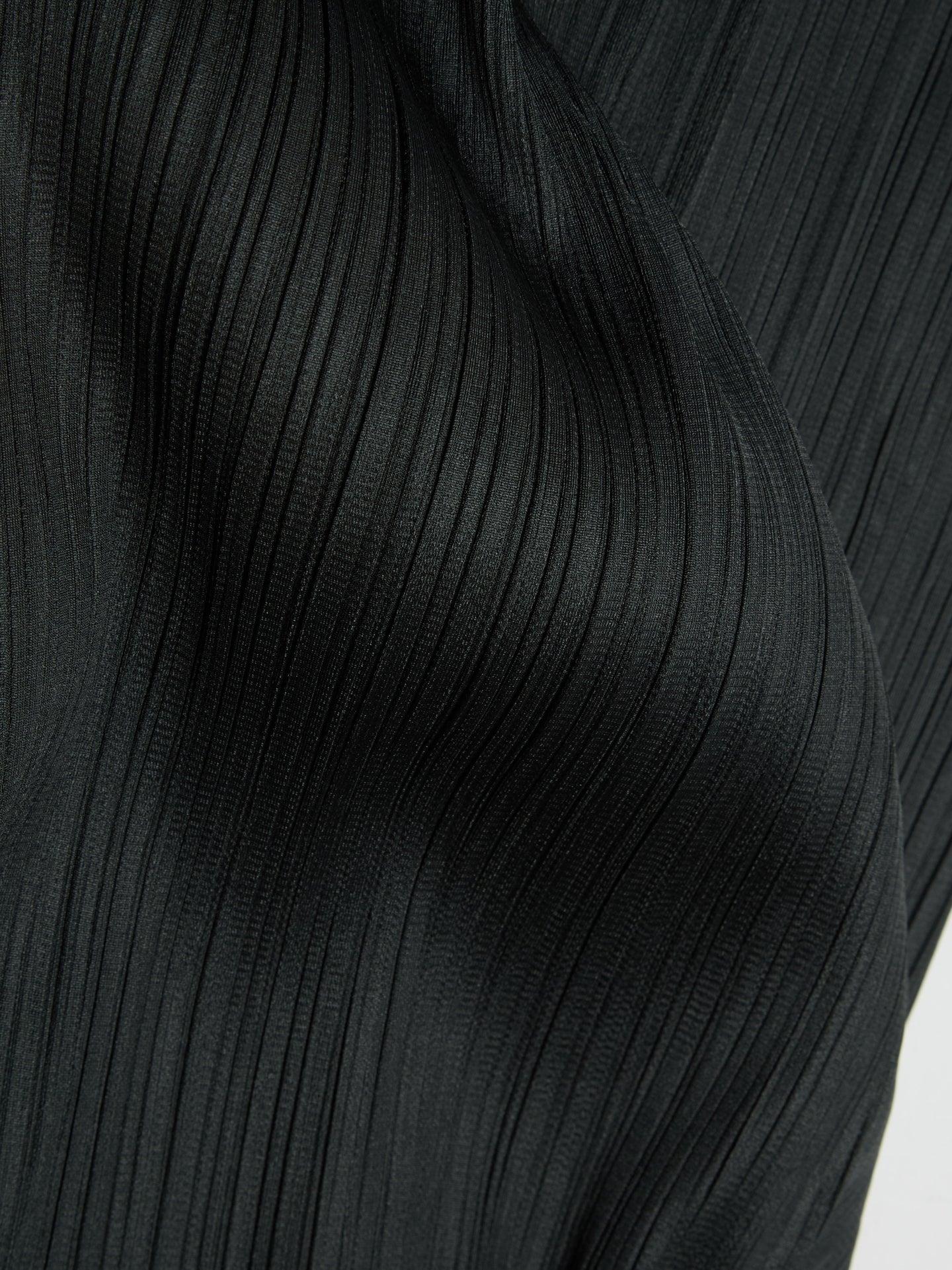 Pleated Midi Dress in Charcoal Grey