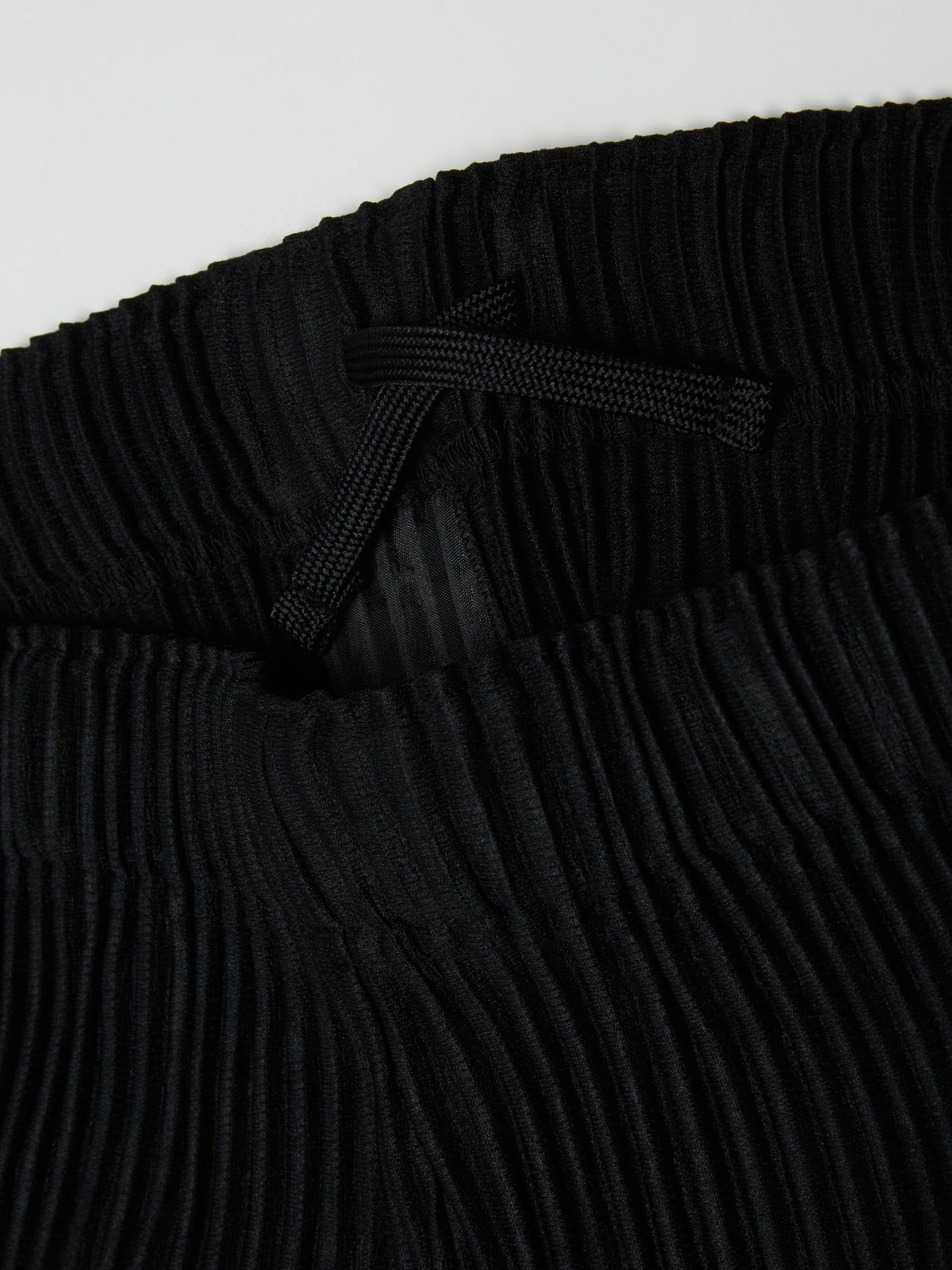 Pleated Shorts in Black