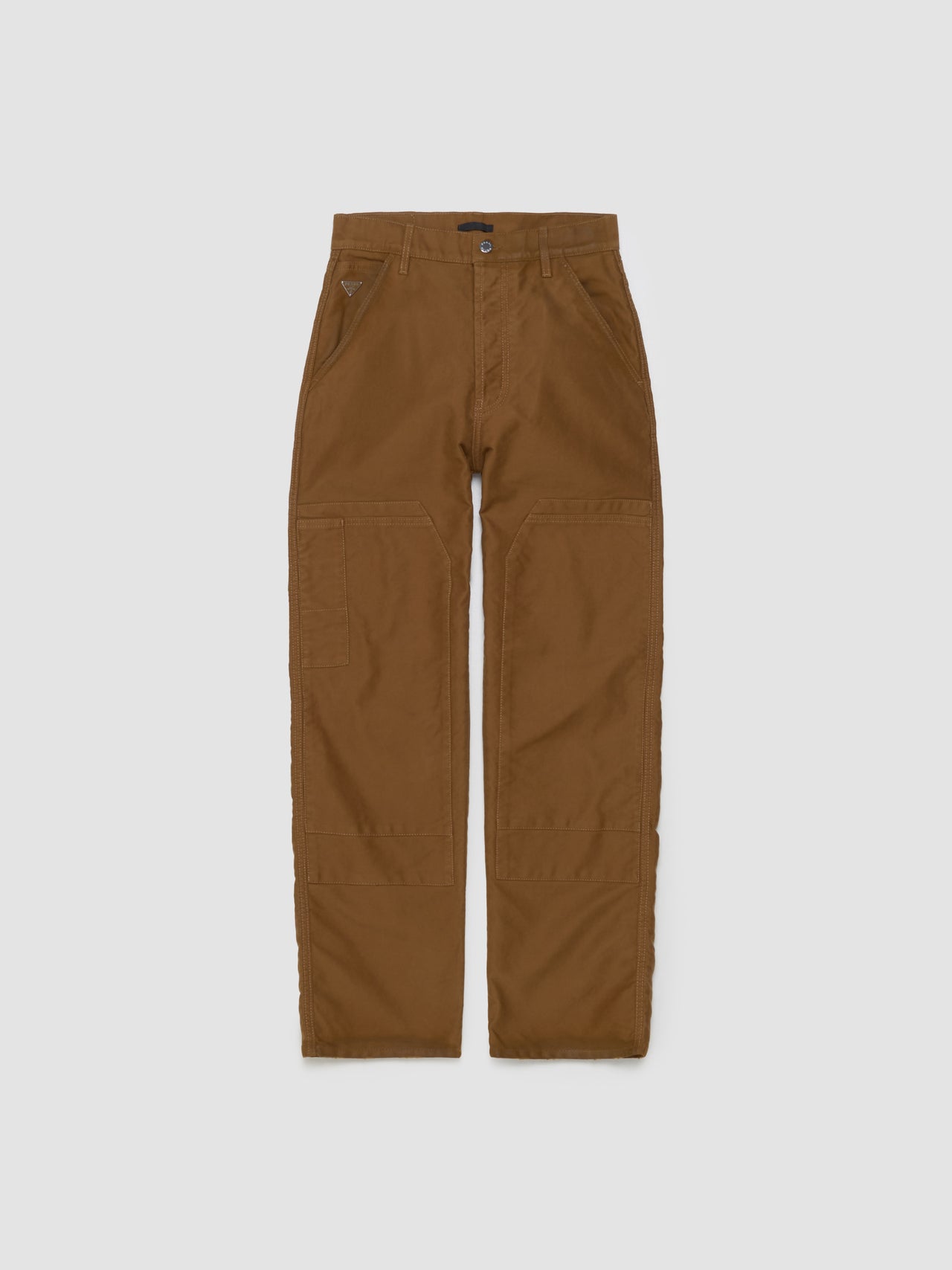 Moleskin Cargo Pants in Light Brown