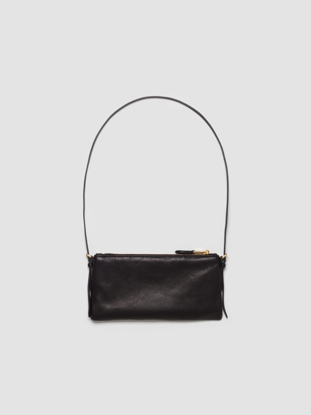 Nappa Leather Mini Pouch in Black