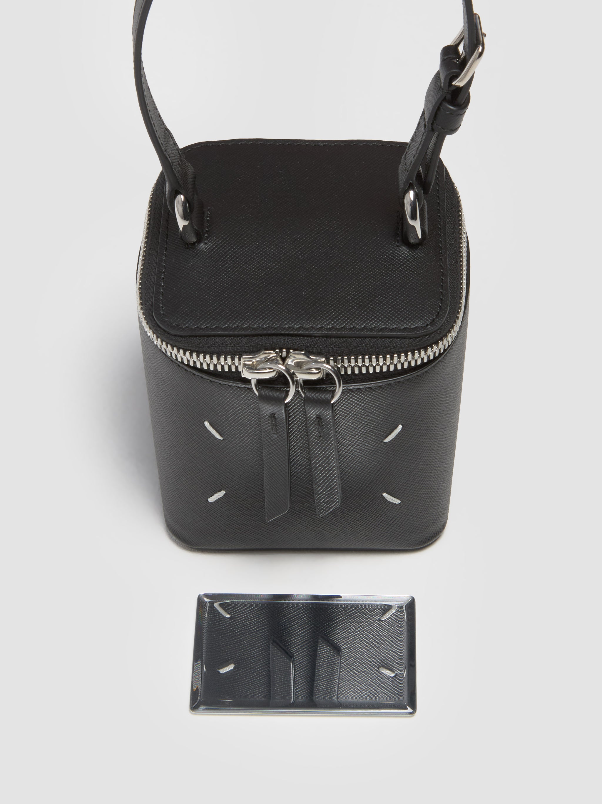 Micro Cube Handbag in Black