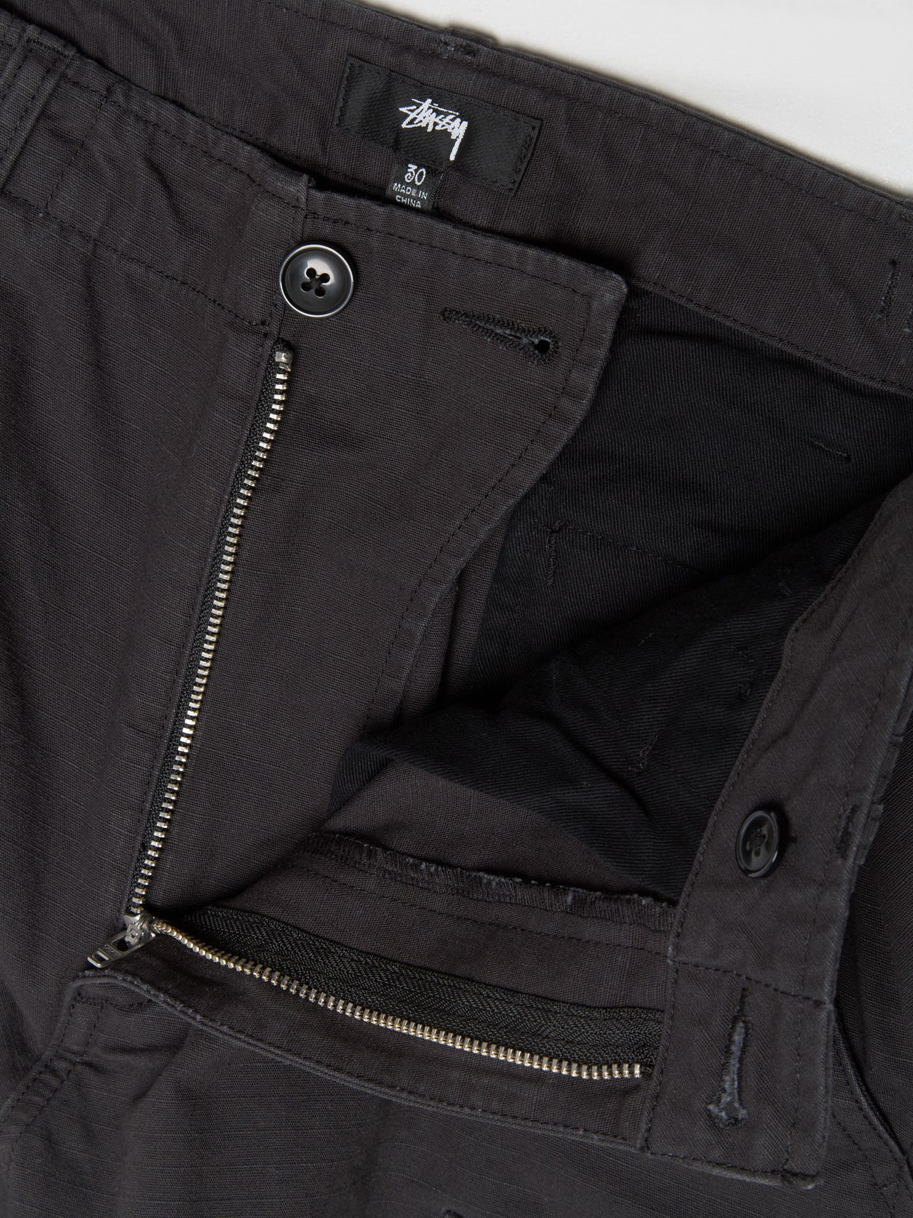 Military Cargo Pants in Black