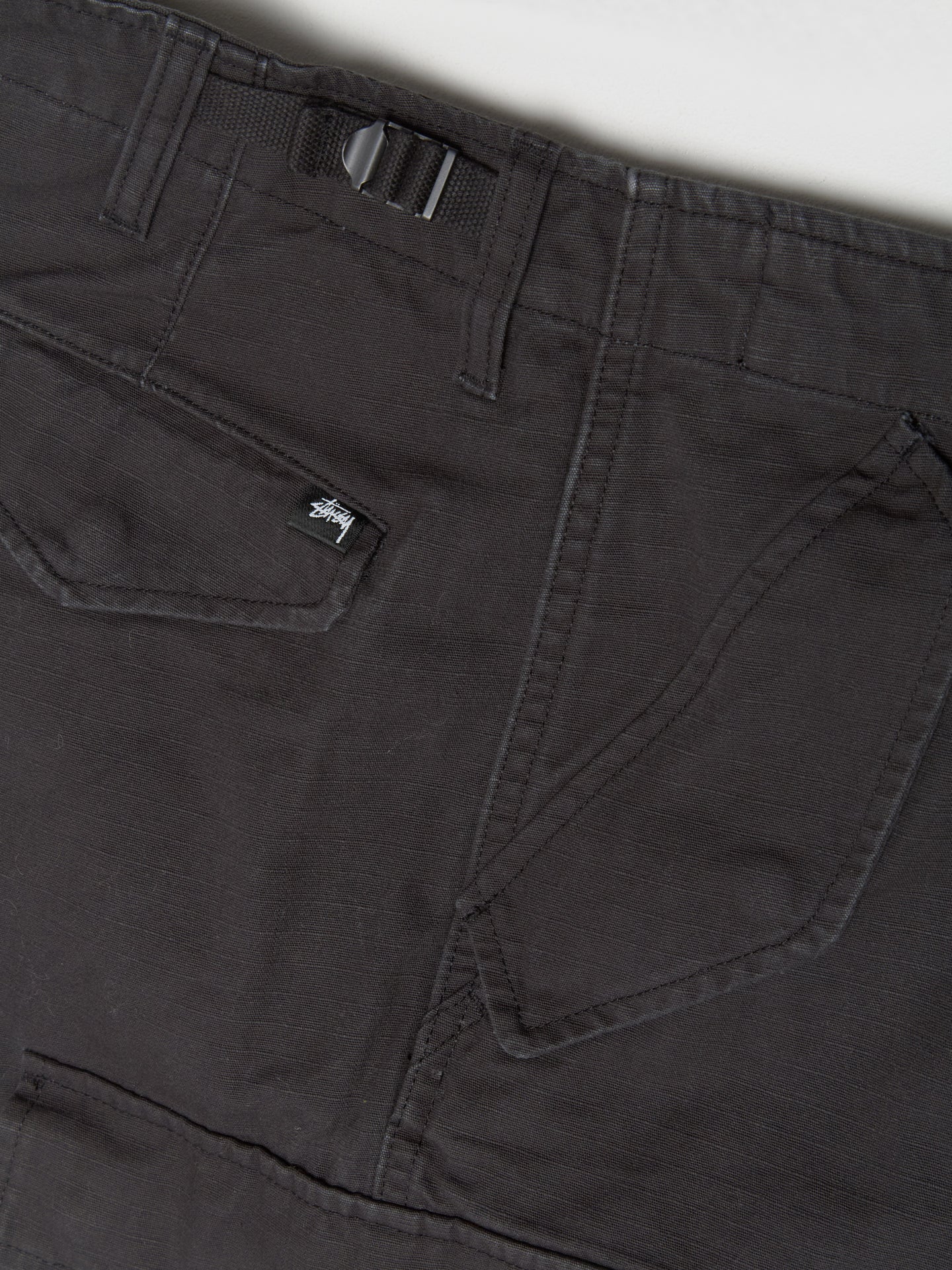 Military Cargo Pants in Black