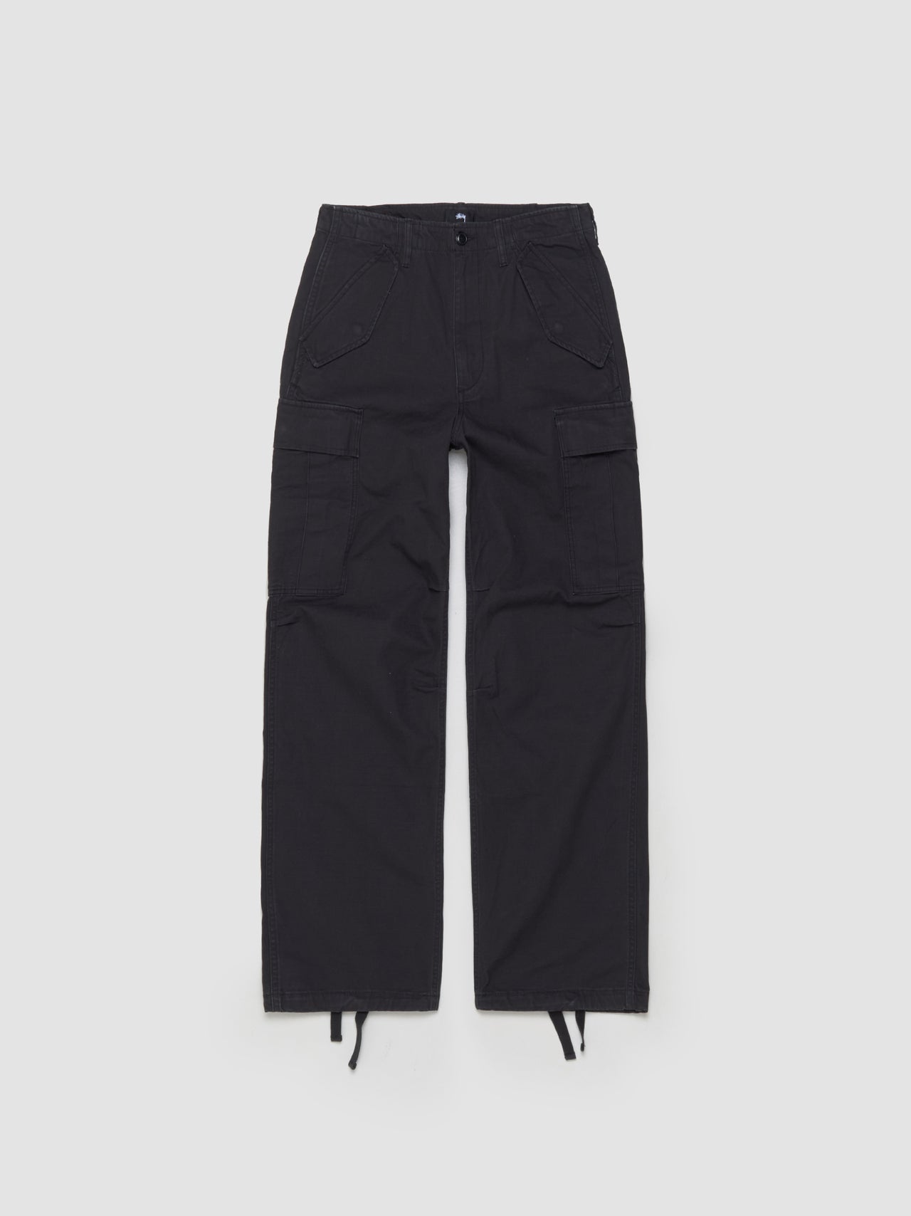 Military Cargo Pants in Black