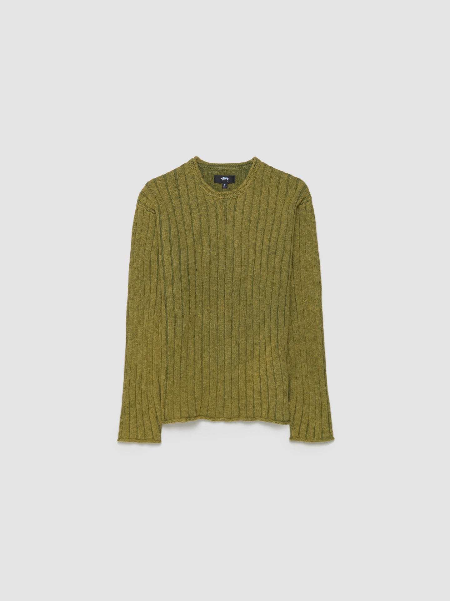 Ribbed Crewneck in Green