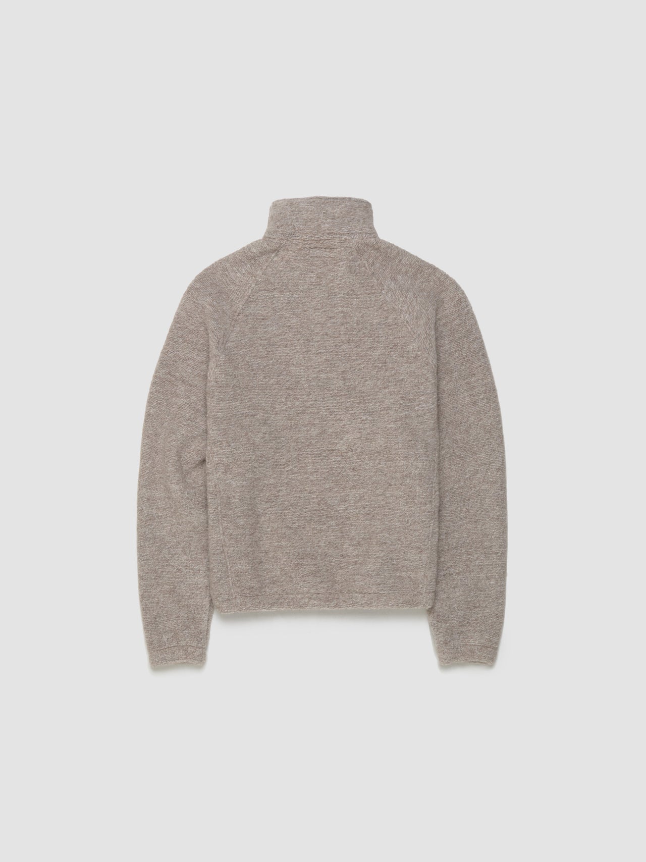 Sherpa Mock Sweater in Tan