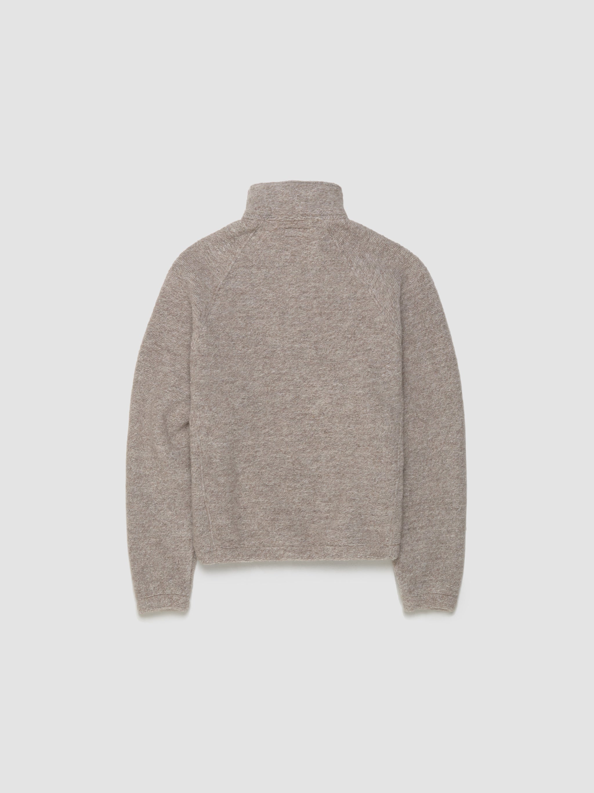 Sherpa Mock Sweater in Tan