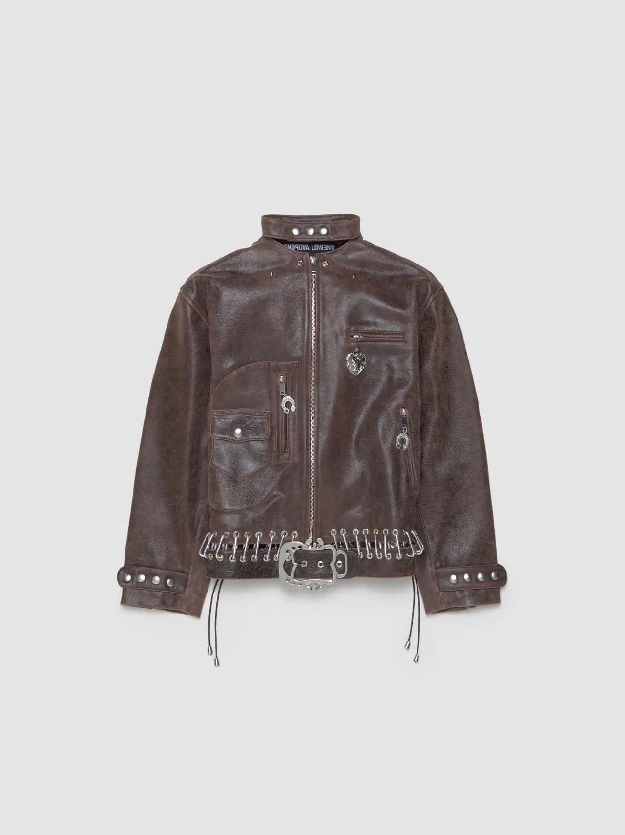 Leather Jacket in Brown