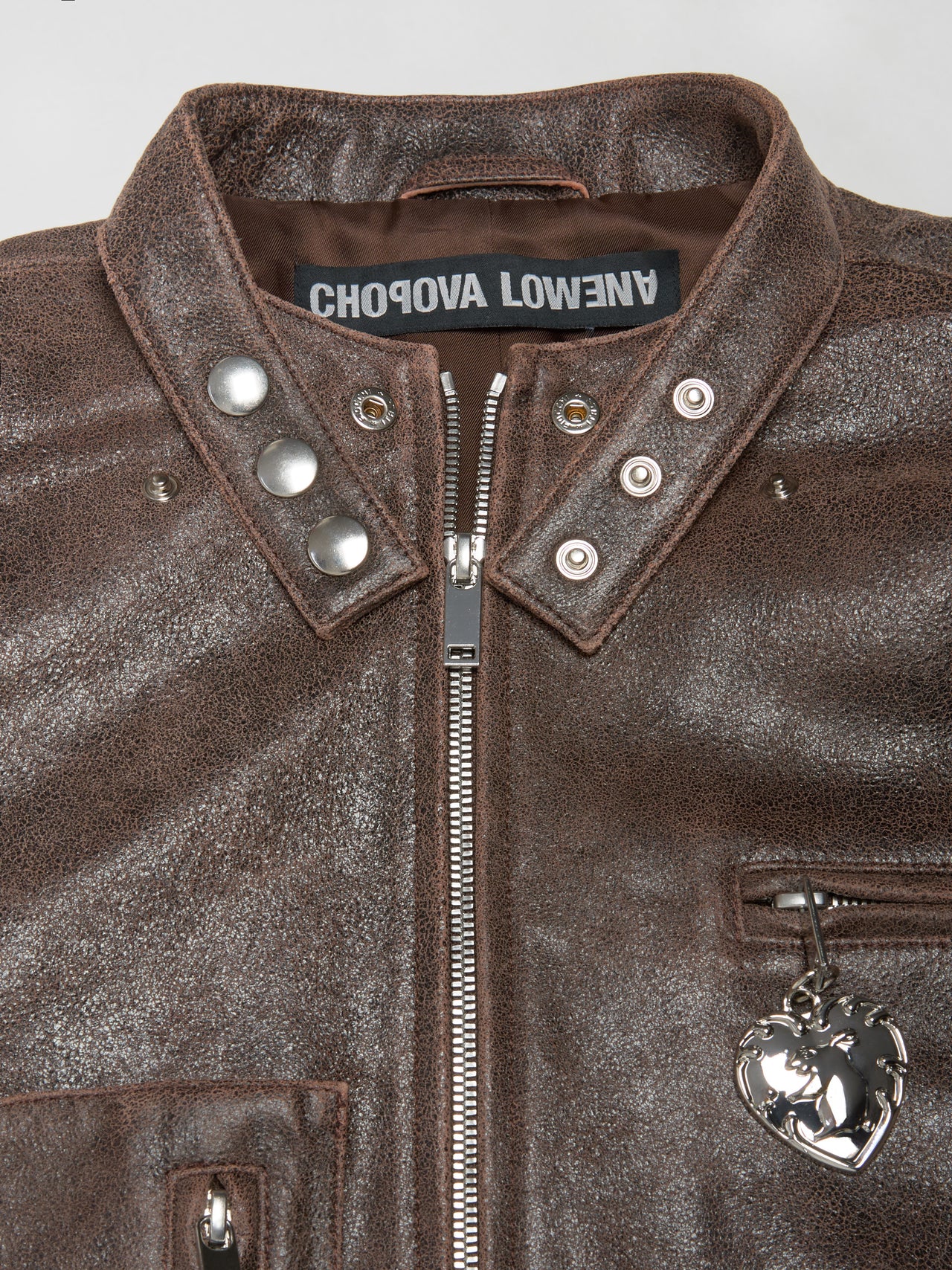 Leather Jacket in Brown