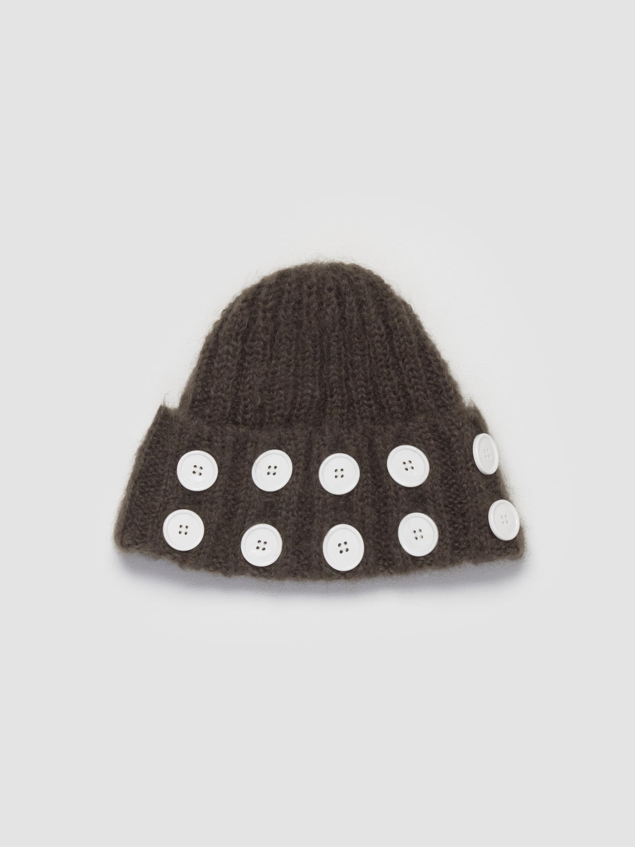 Brown Starboard Mohair Beanie in Brown