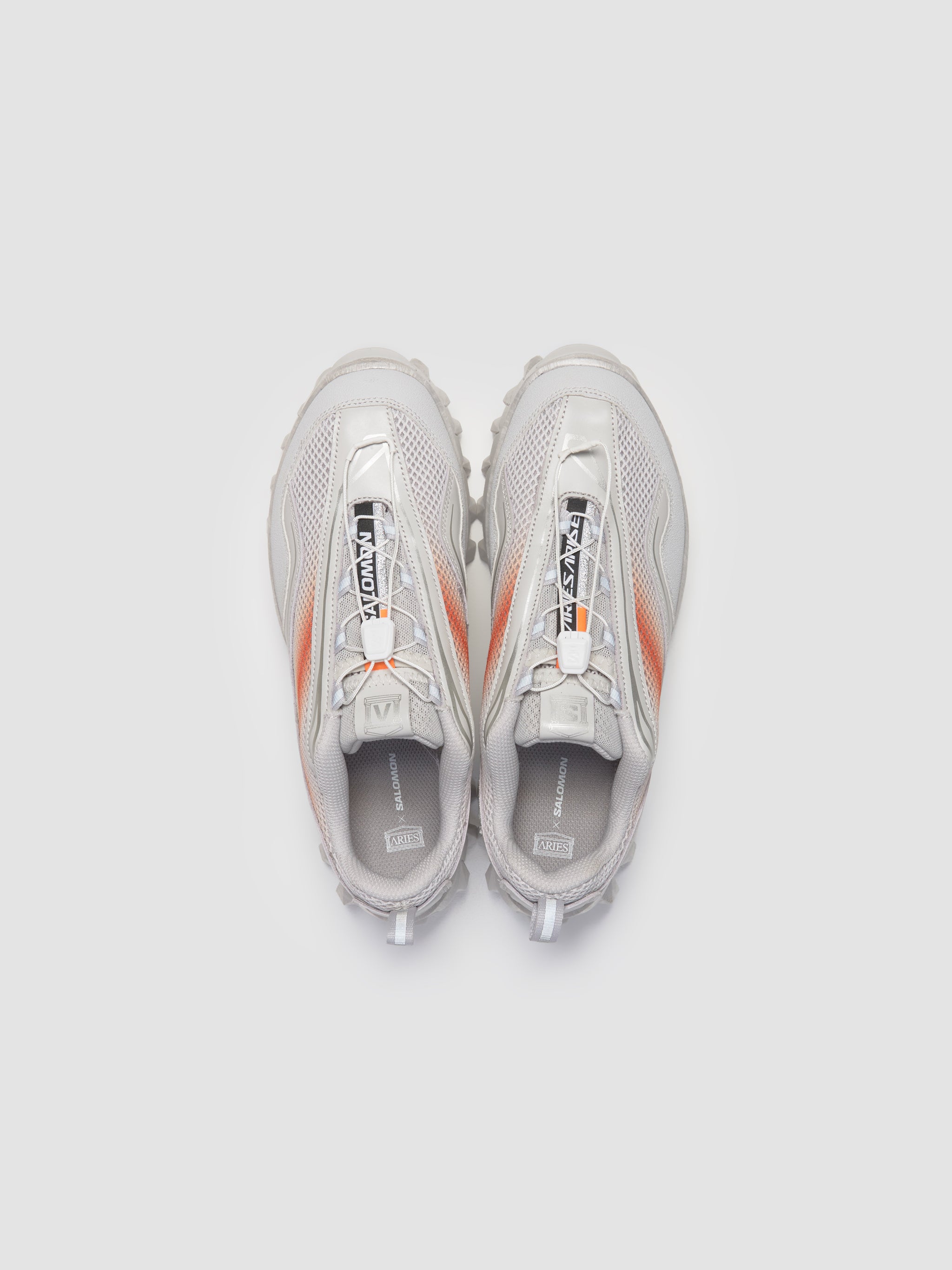 x Aries SNOWCLOG Sneaker in Lunar Rock & Shocking Orange