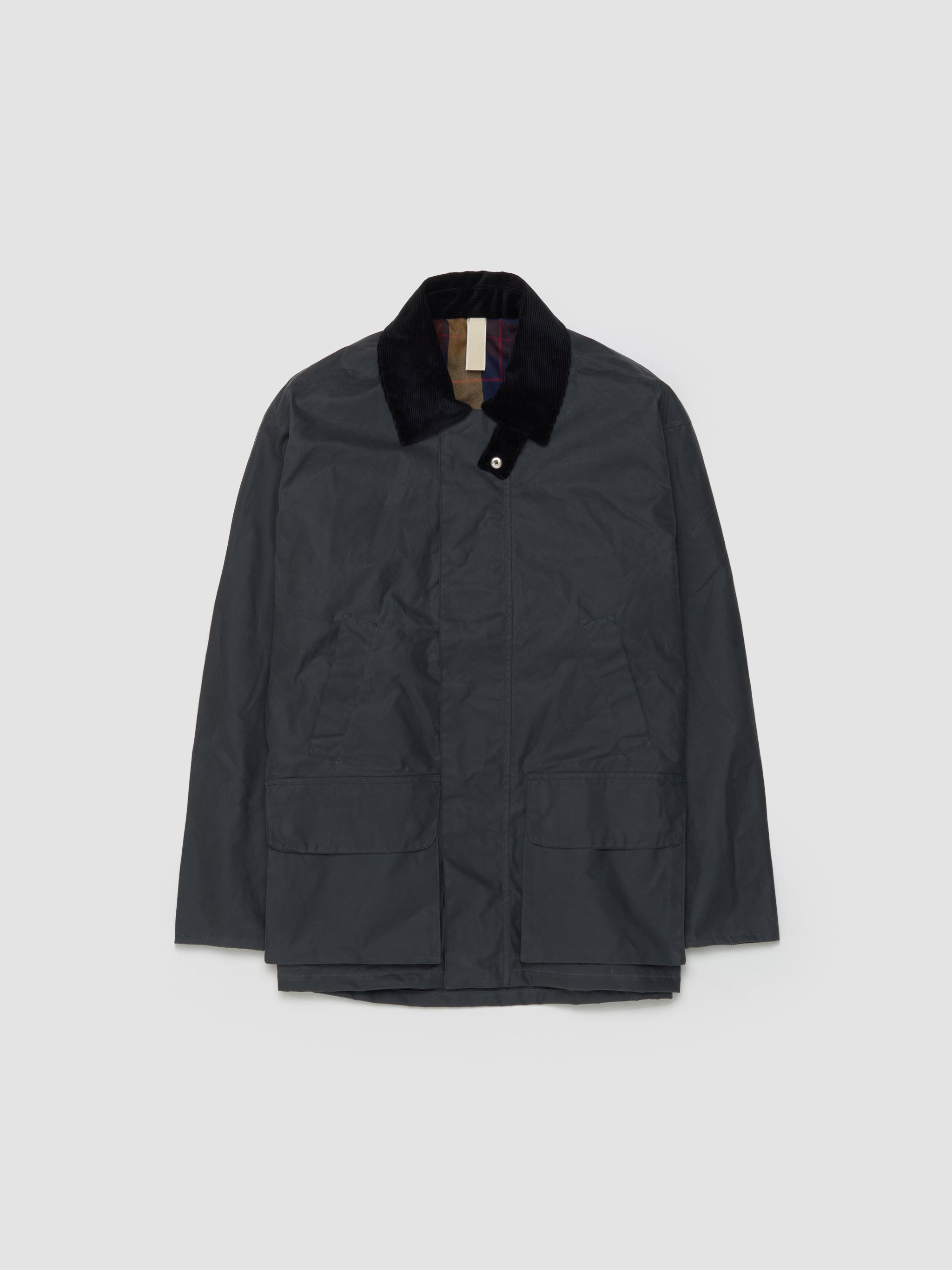 Waxed Leisure Jacket in Grey