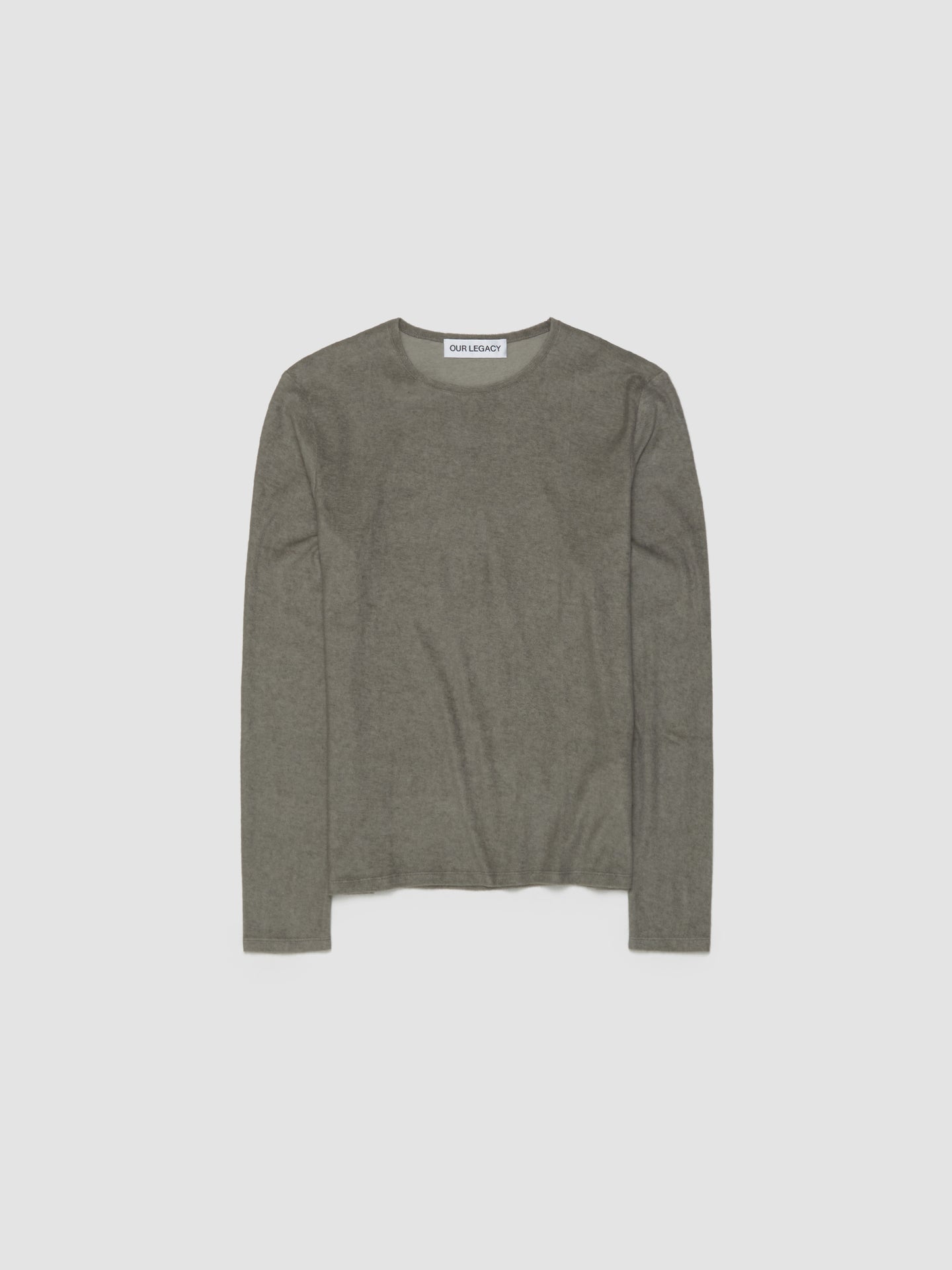 Regular Everyday Frotte Longsleeve in Corroded Olive