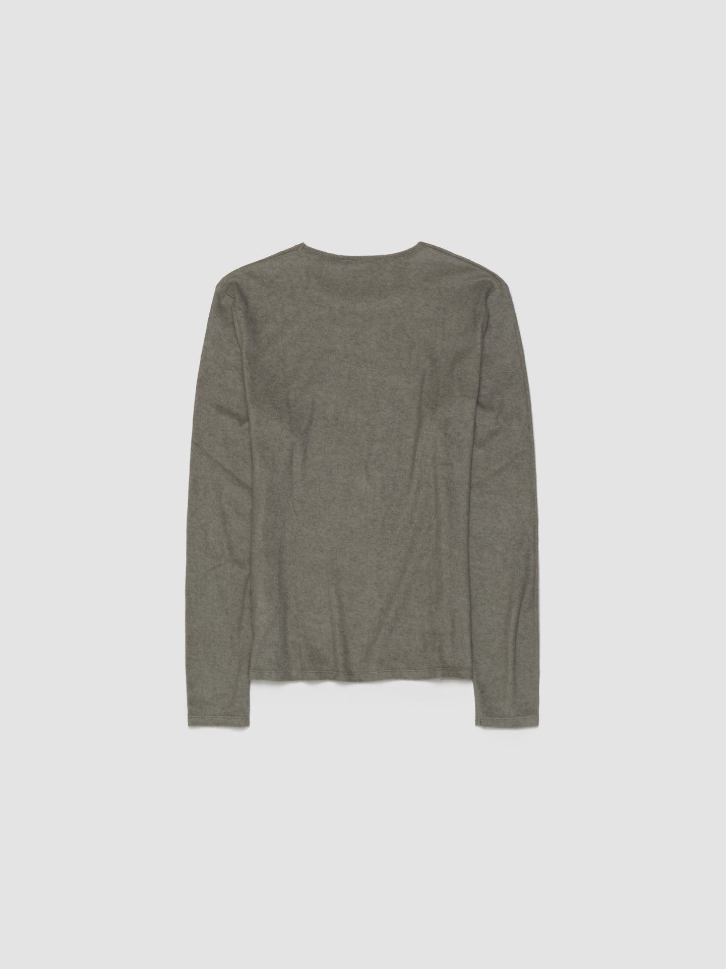 Regular Everyday Frotte Longsleeve in Corroded Olive