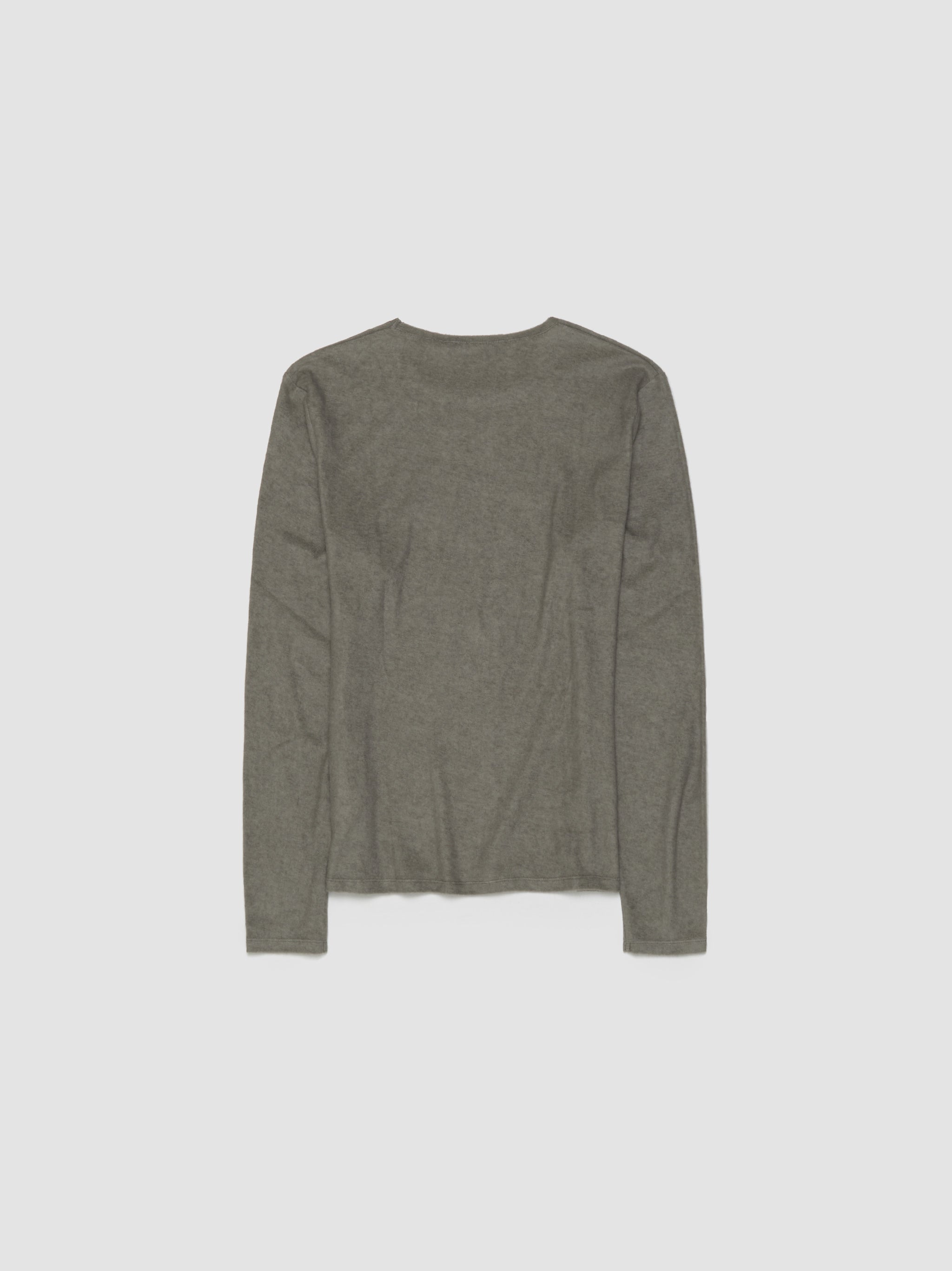 Regular Everyday Frotte Longsleeve in Corroded Olive