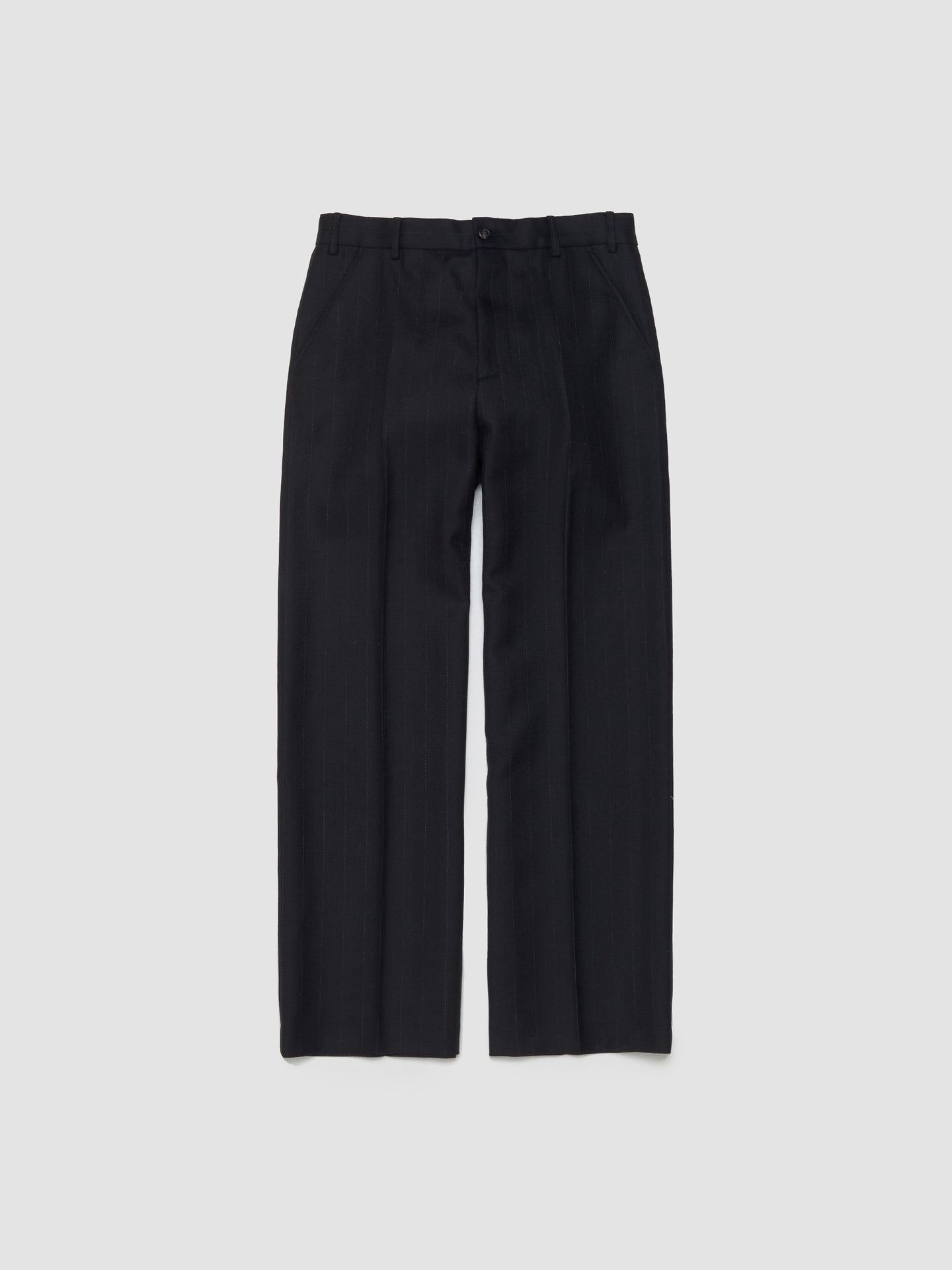 Sailor Trousers in Black Wool