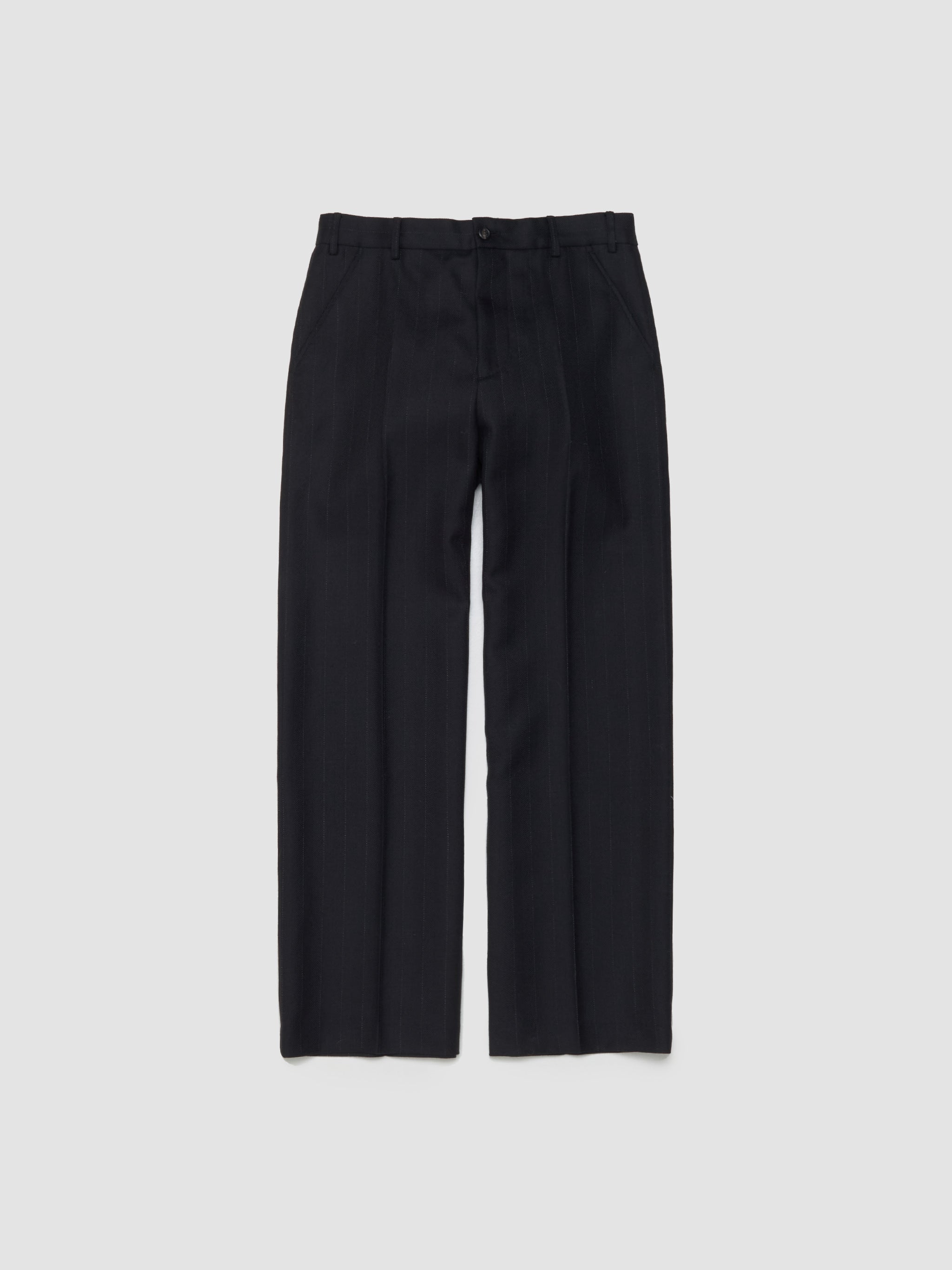 Sailor Trousers in Black Wool