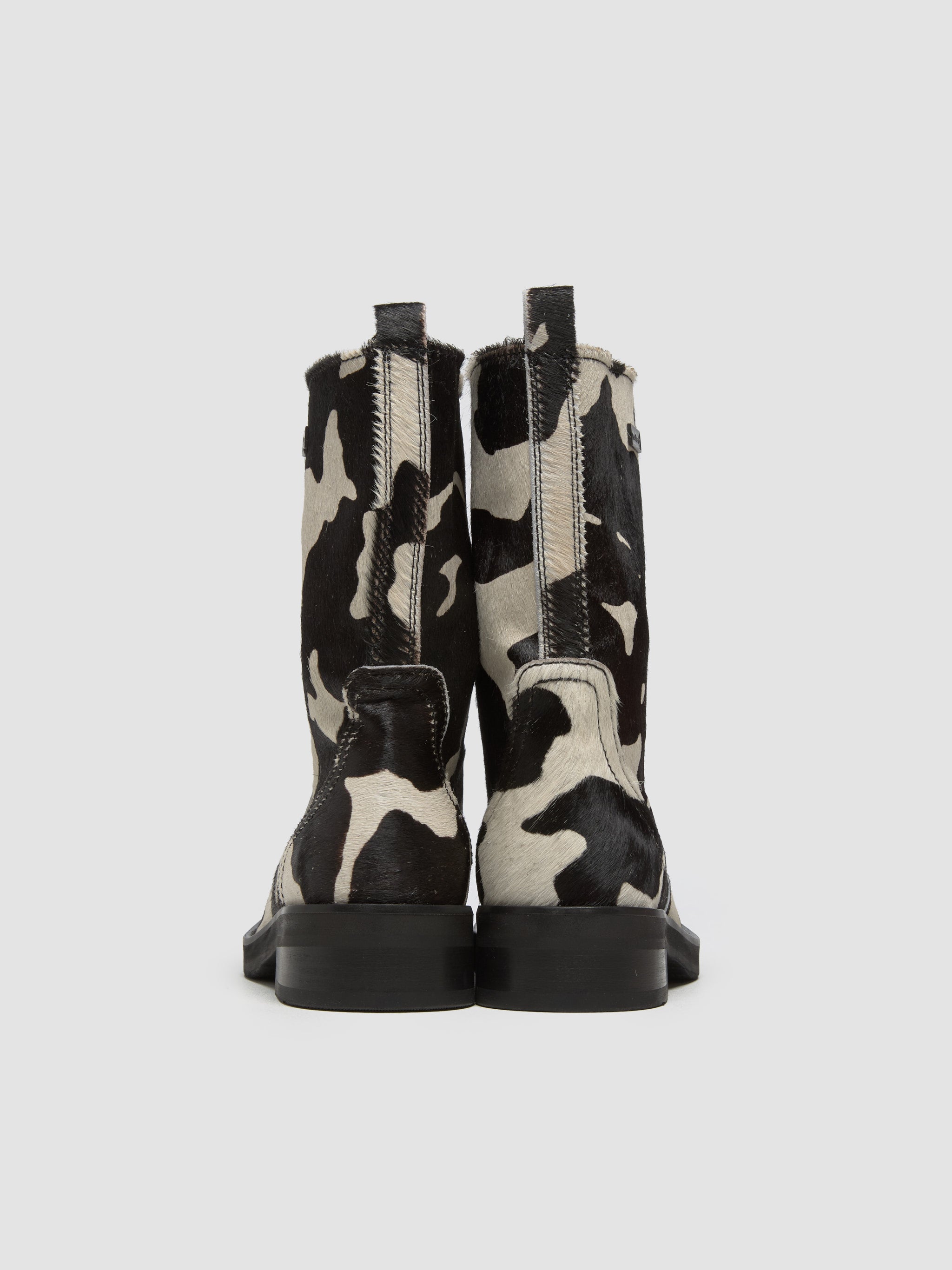 Delaware Pony Boots in Cow Print