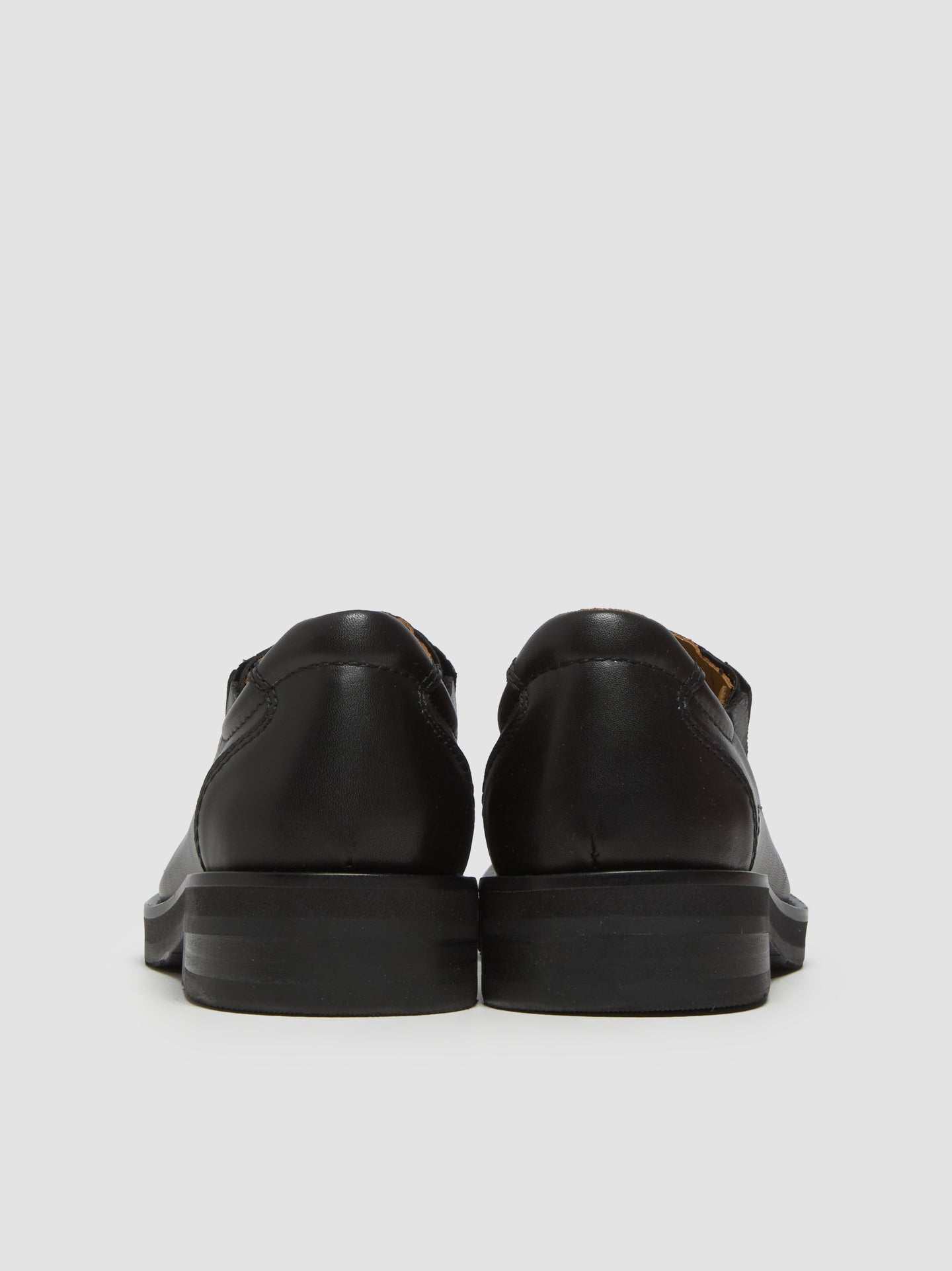 Midori Croco Loafers in Black