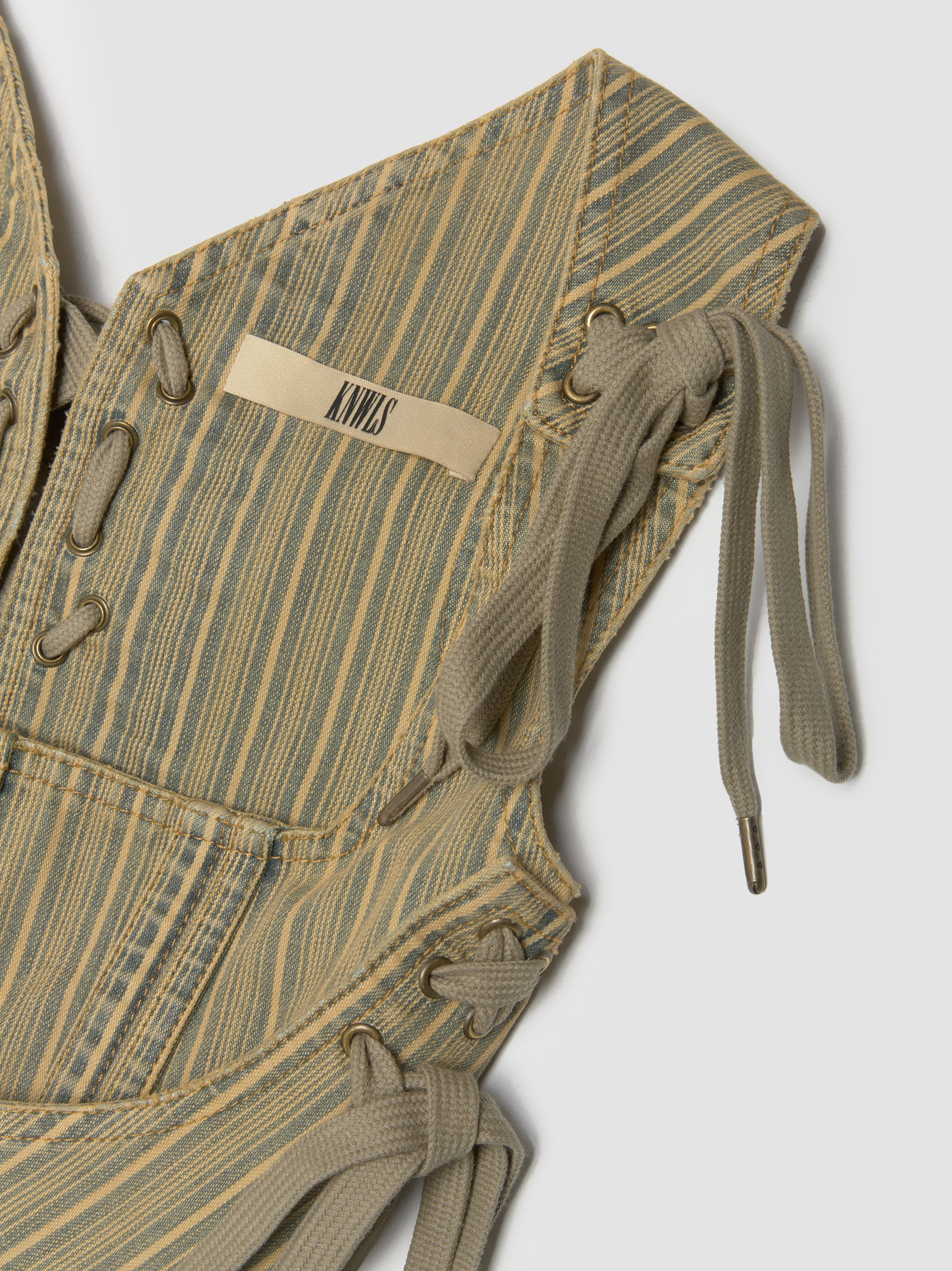 GFRC Corset in Tan Stripe