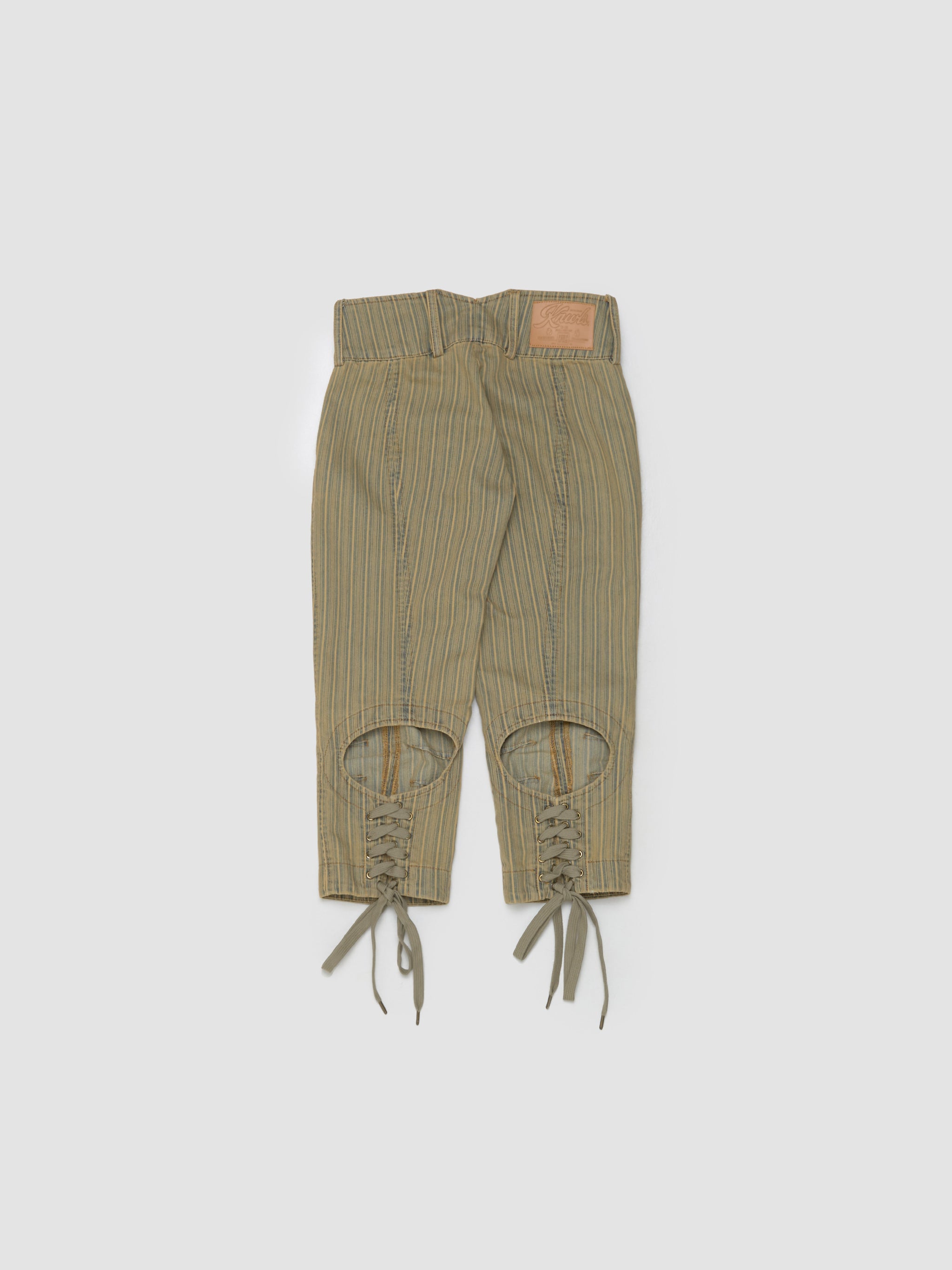 GFRC Capri Pants in Tan Stripe