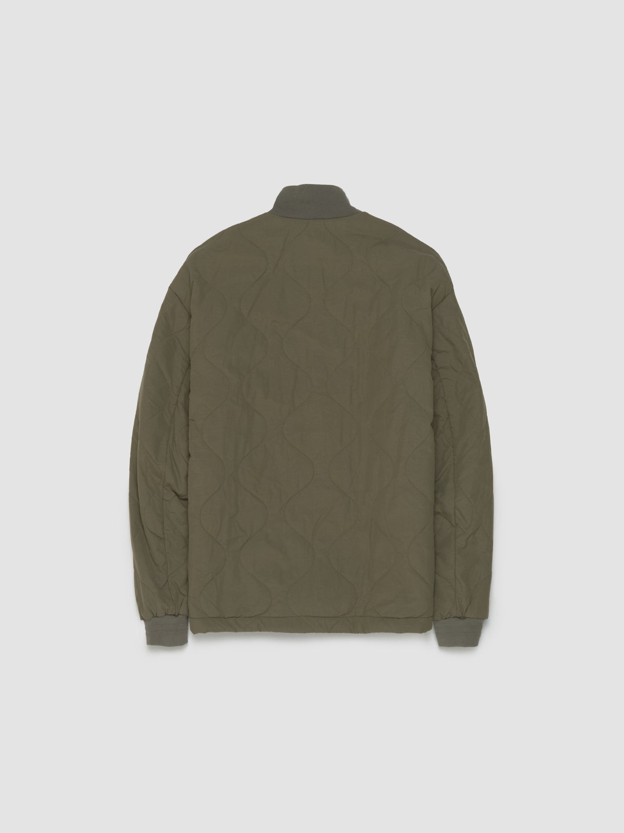 Amaru Quilted Jacket in Shale Olive