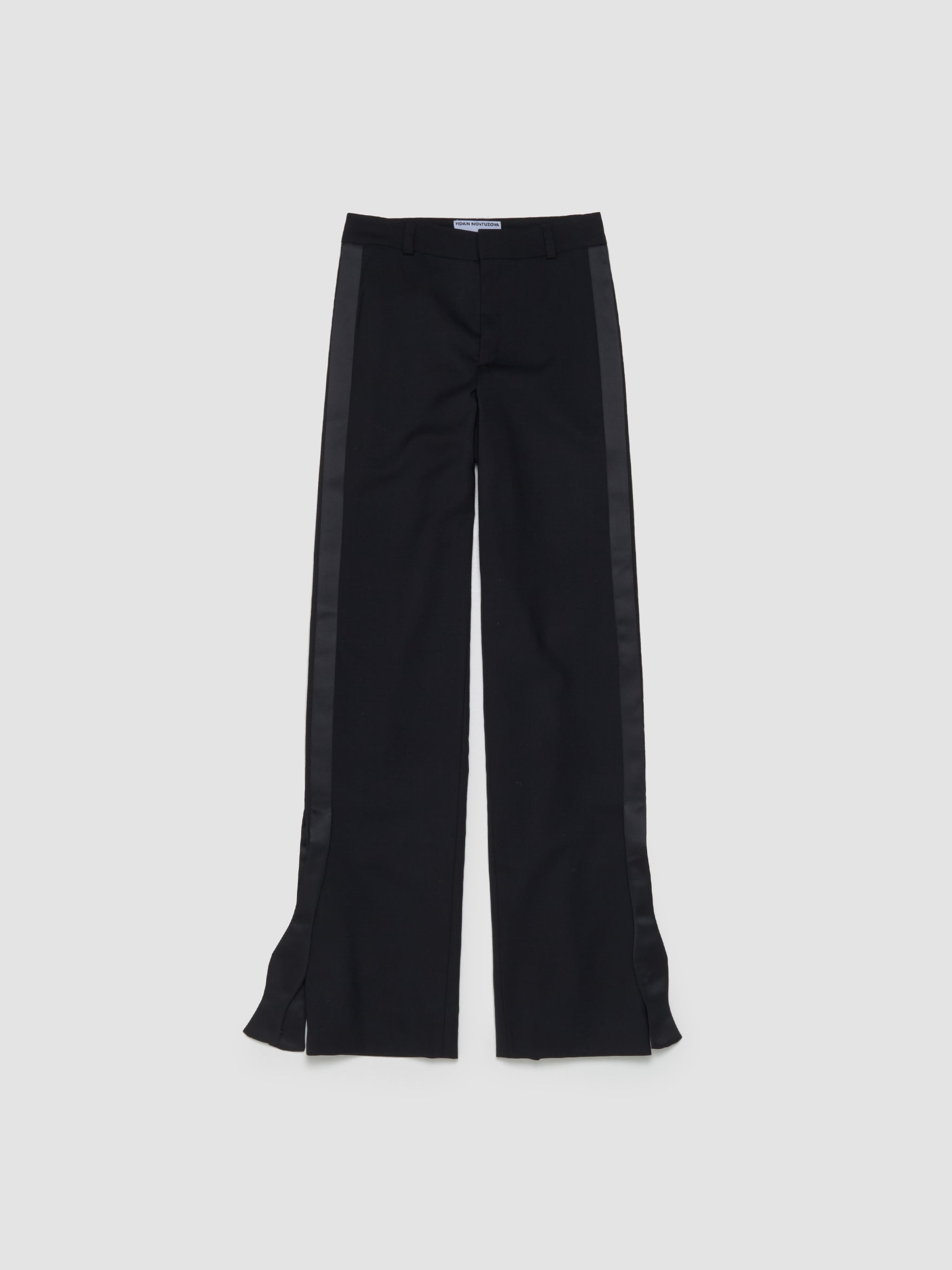 Halima Bow Tie Trousers in Black