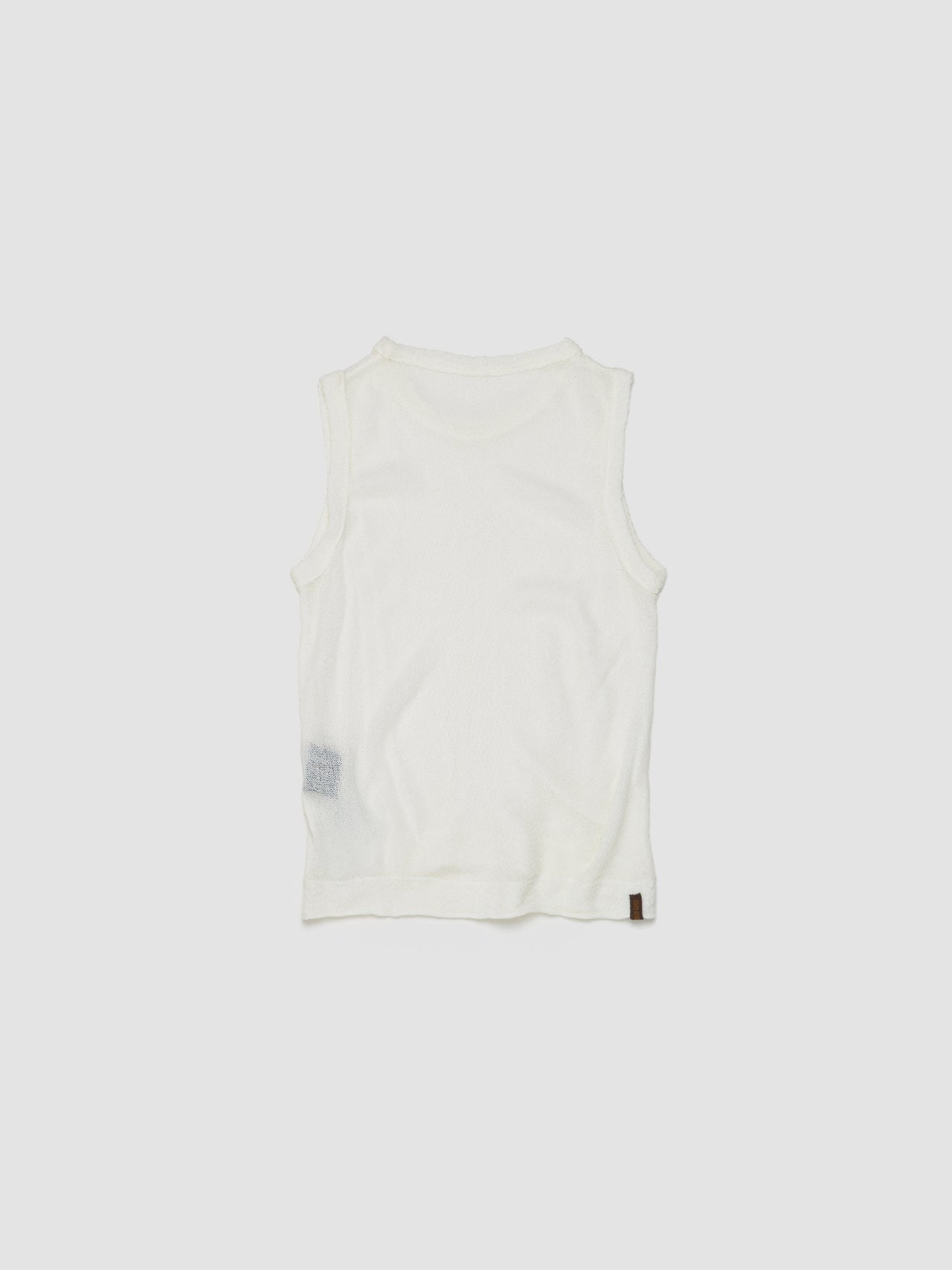 Visible Tank Top in Off-White