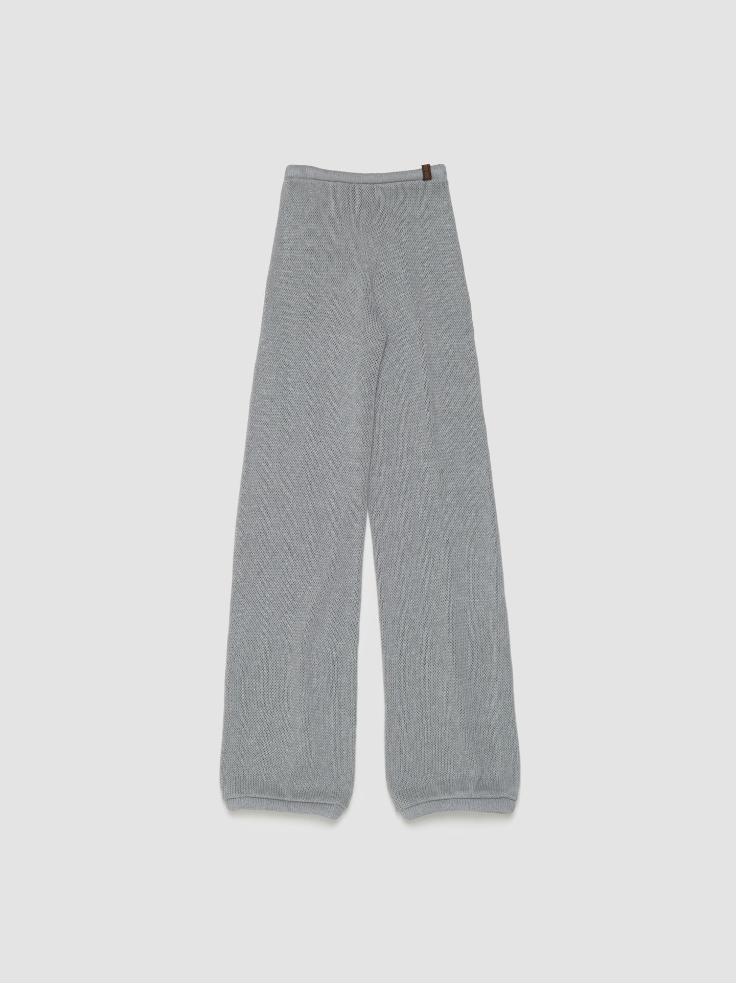 Isabella Straight Pants in Silver