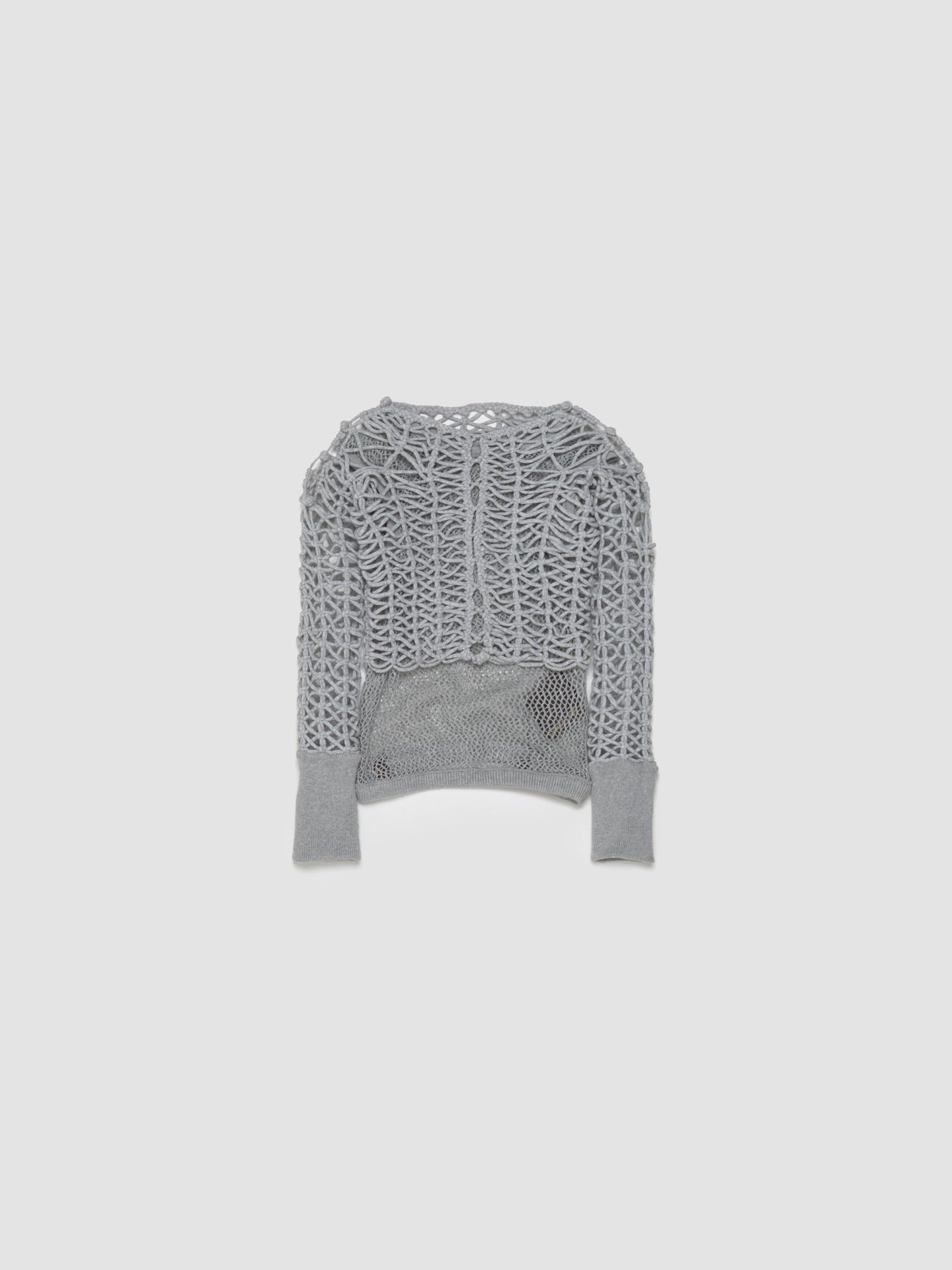 Armor Chain Crop Top in Silver