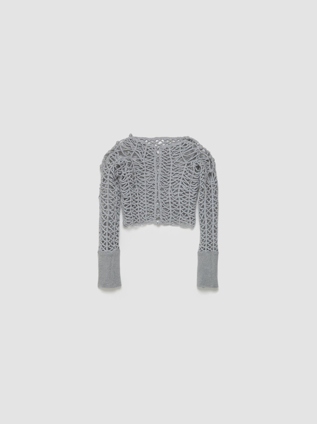 Armor Chain Crop Top in Silver