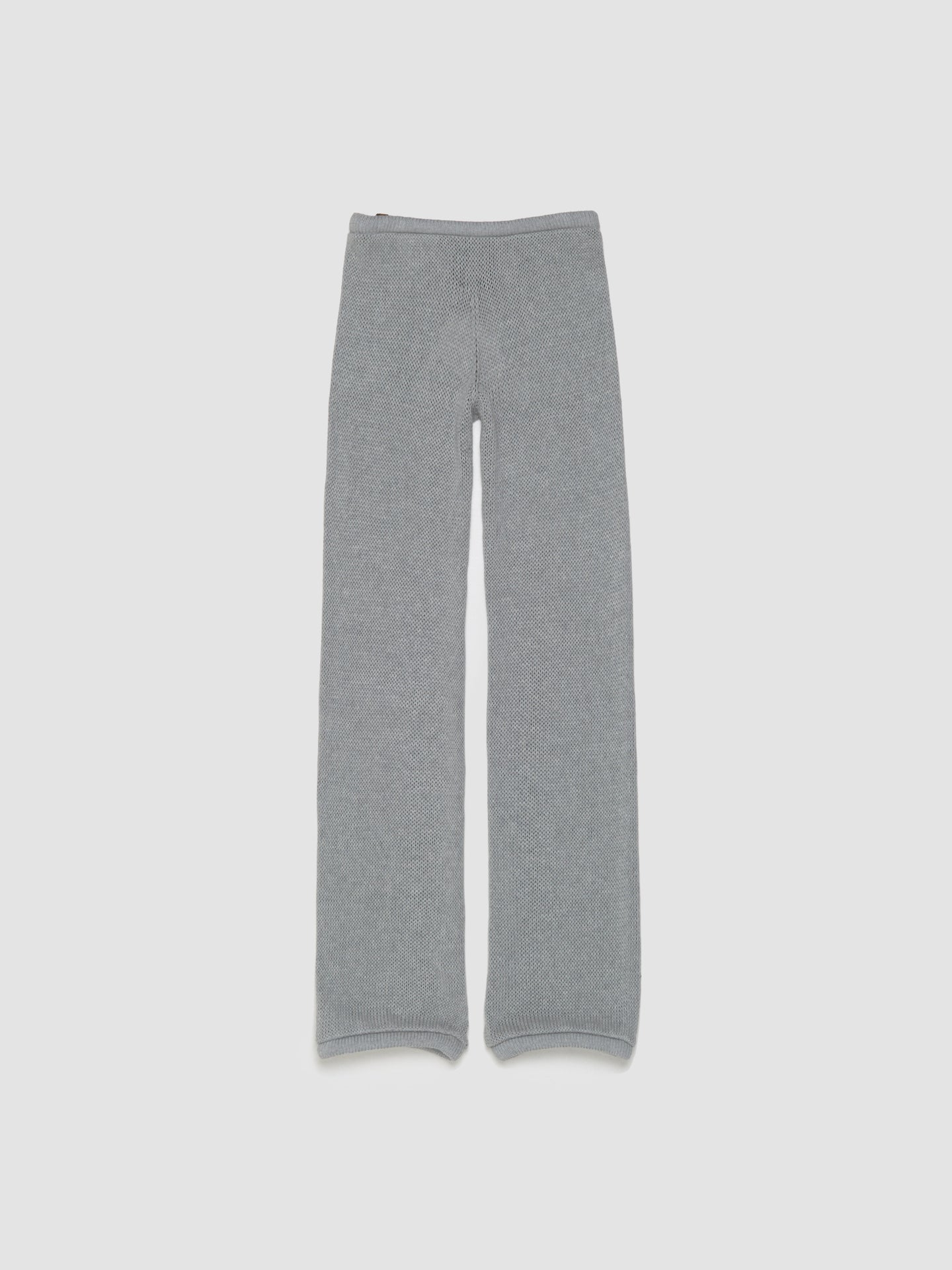 Isabella Straight Pants in Silver