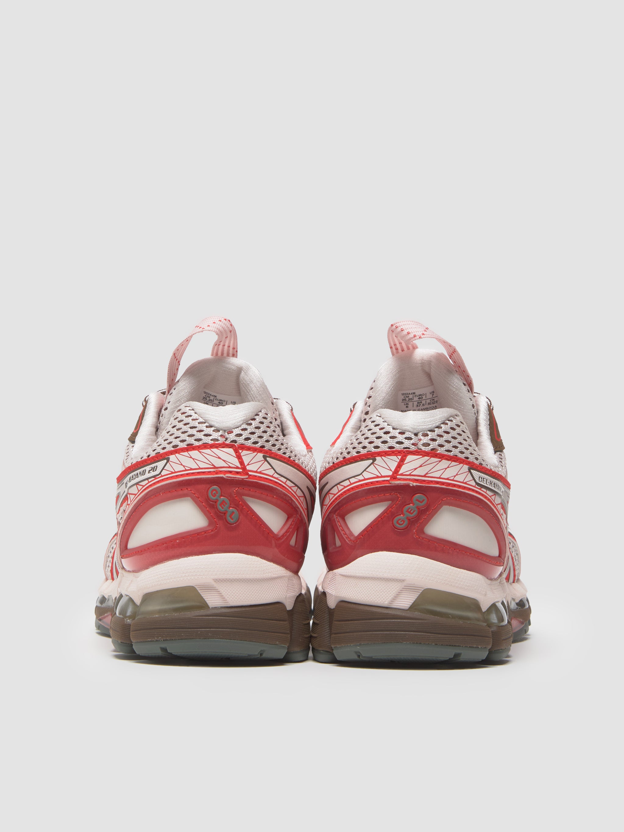 UB9-S GEL-KAYANO 20 Sneaker in Crystal Pink & Classic Red