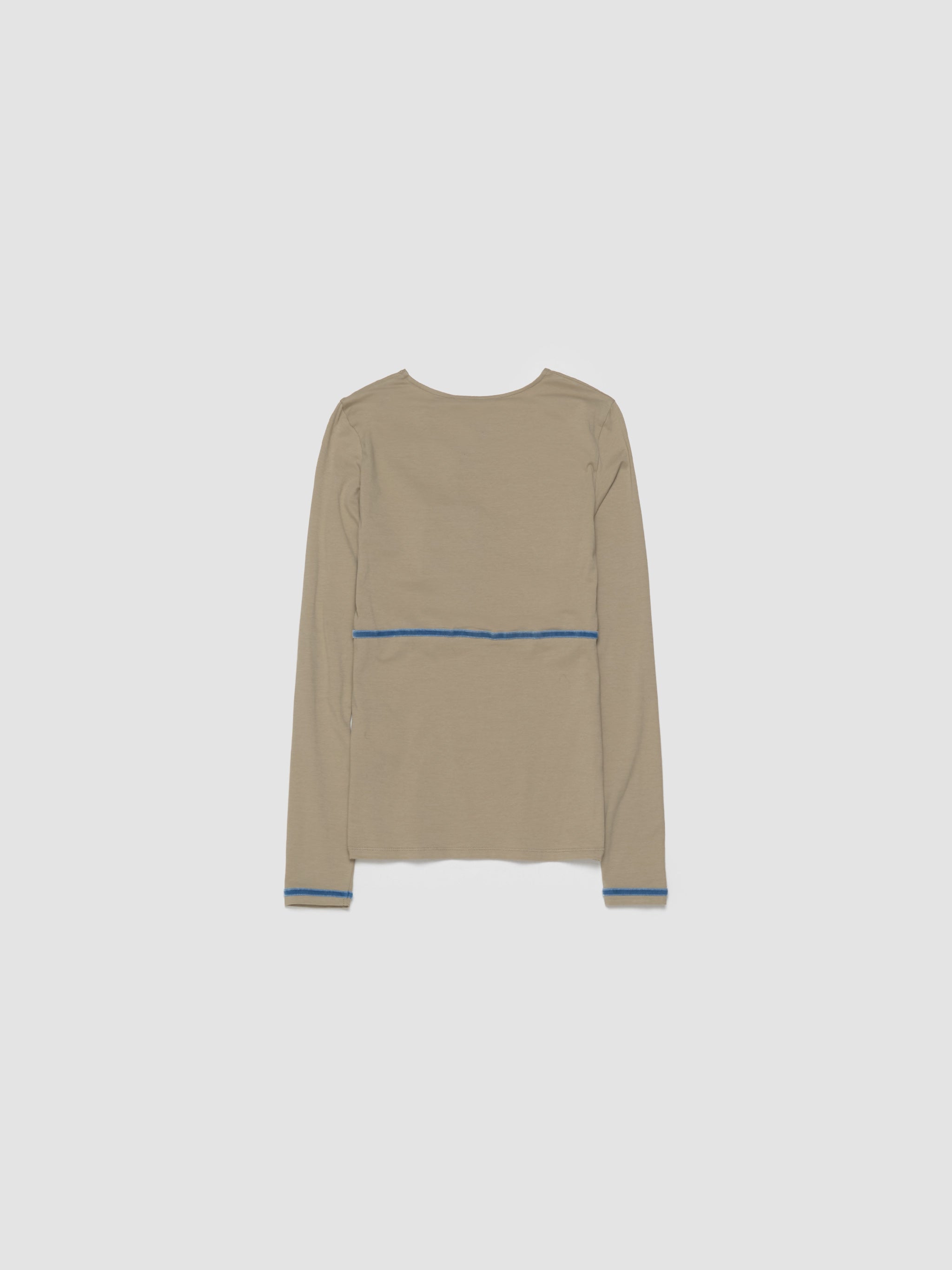 Bamboo Longsleeve Top in Beige