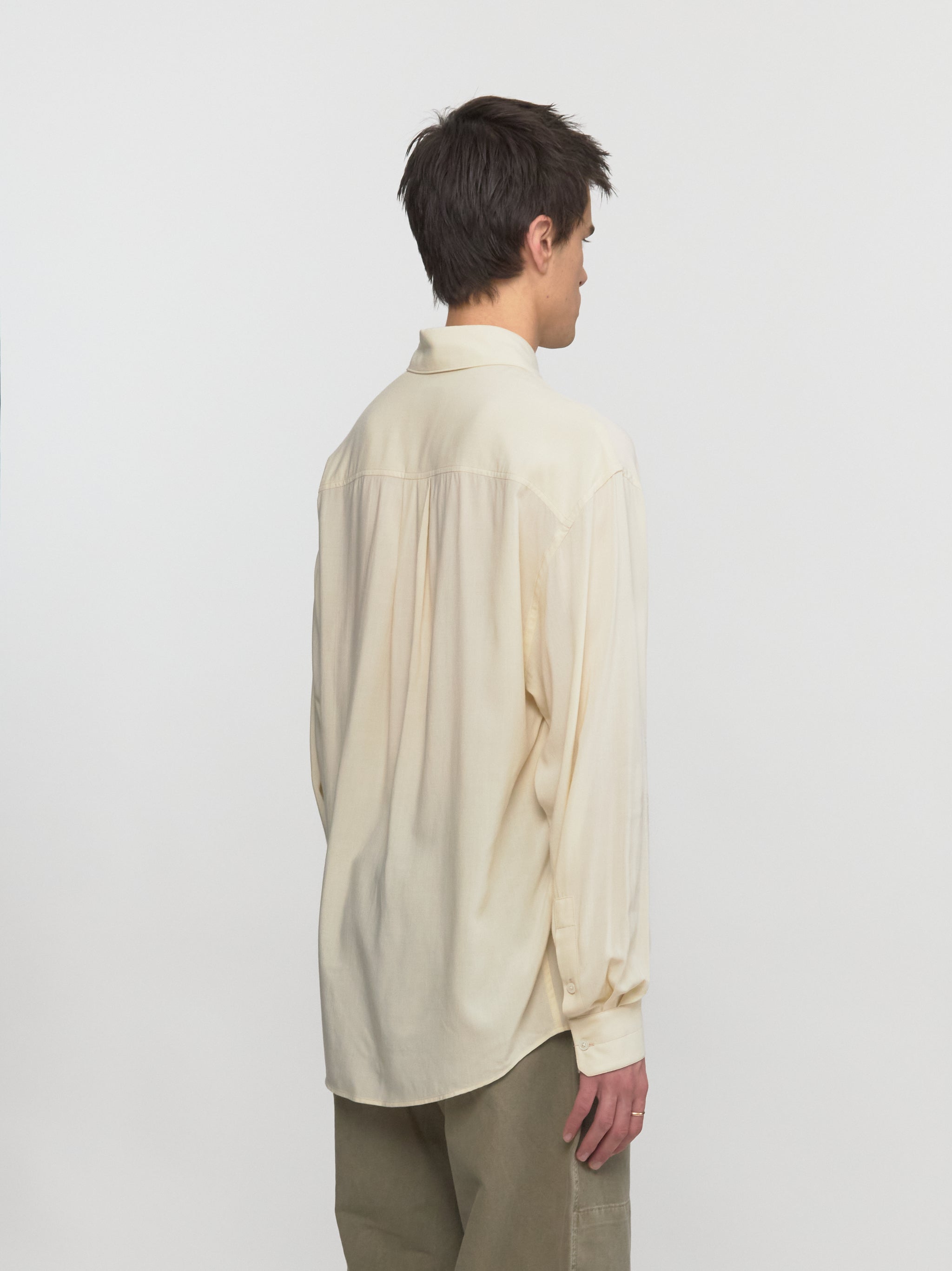 Relaxed Shirt in Cream