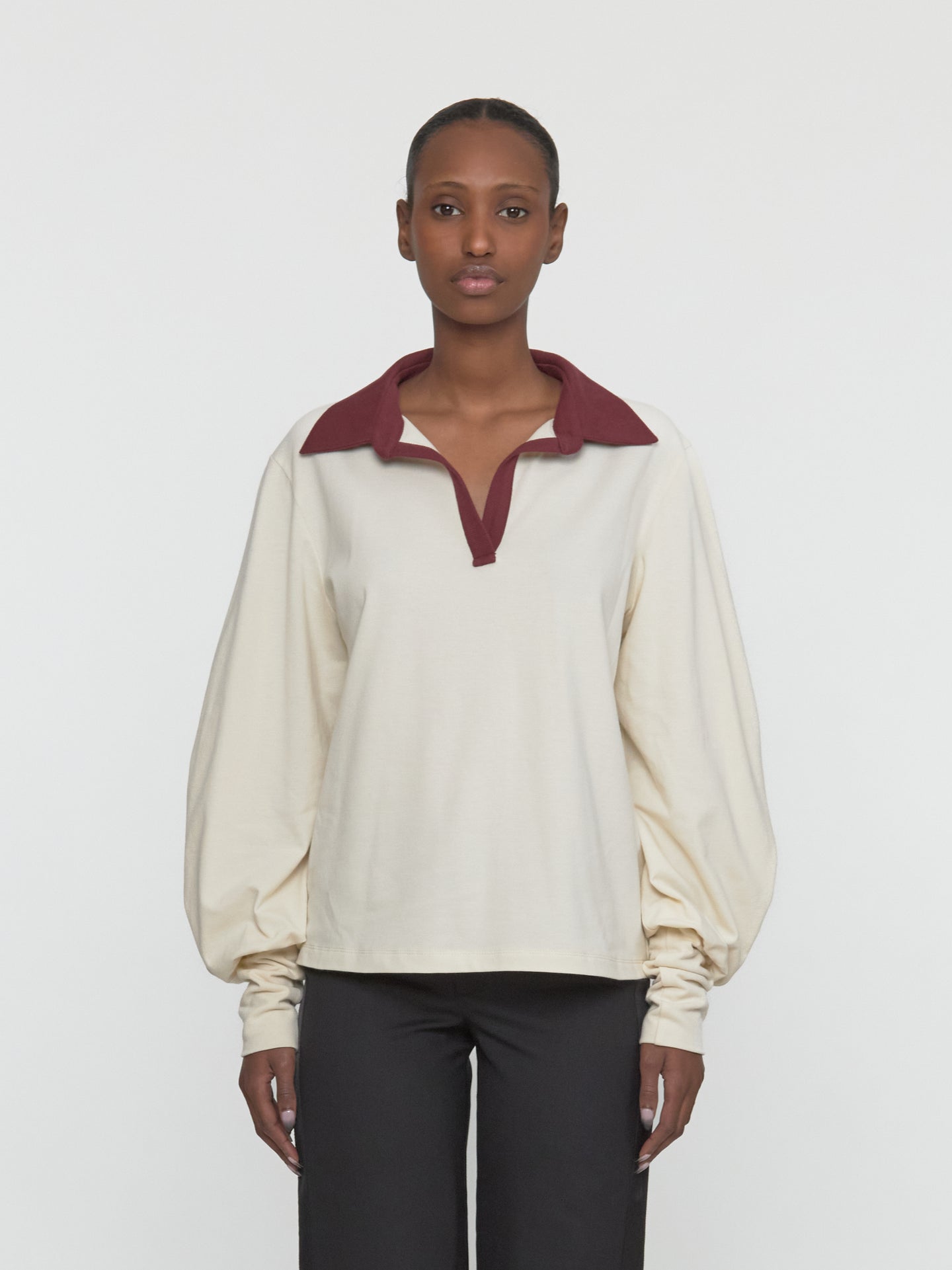 Gally Polo Shirt in Off White