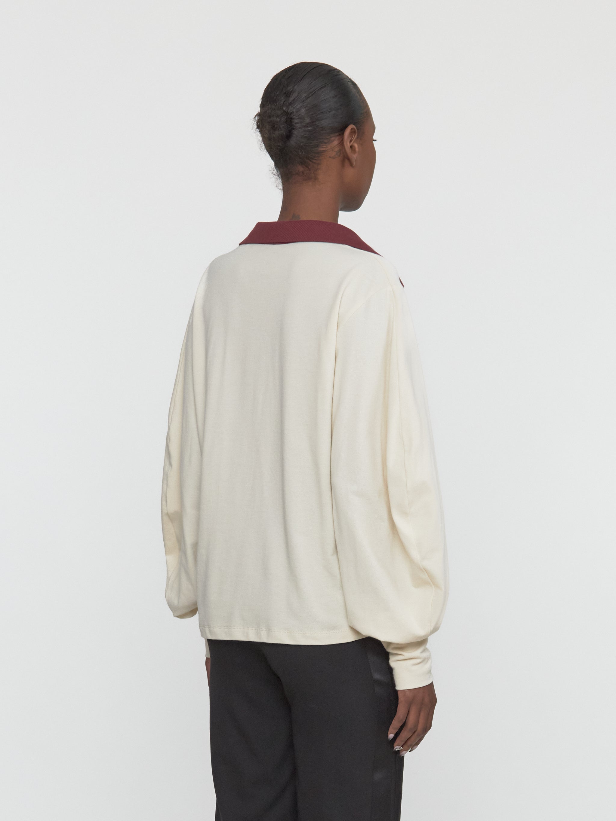 Gally Polo Shirt in Off White