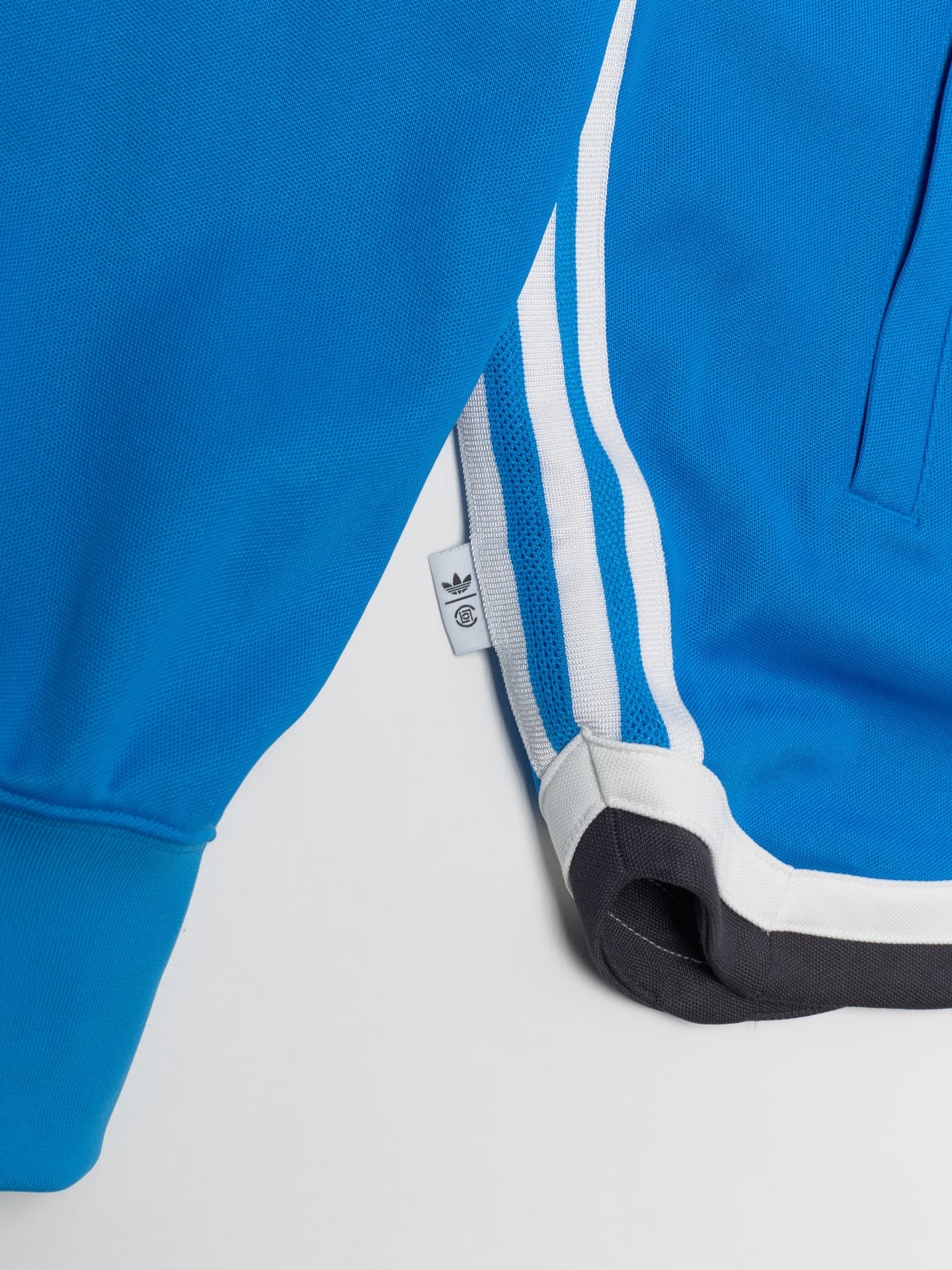 x CLOT Warmup Jacket in Bright Blue