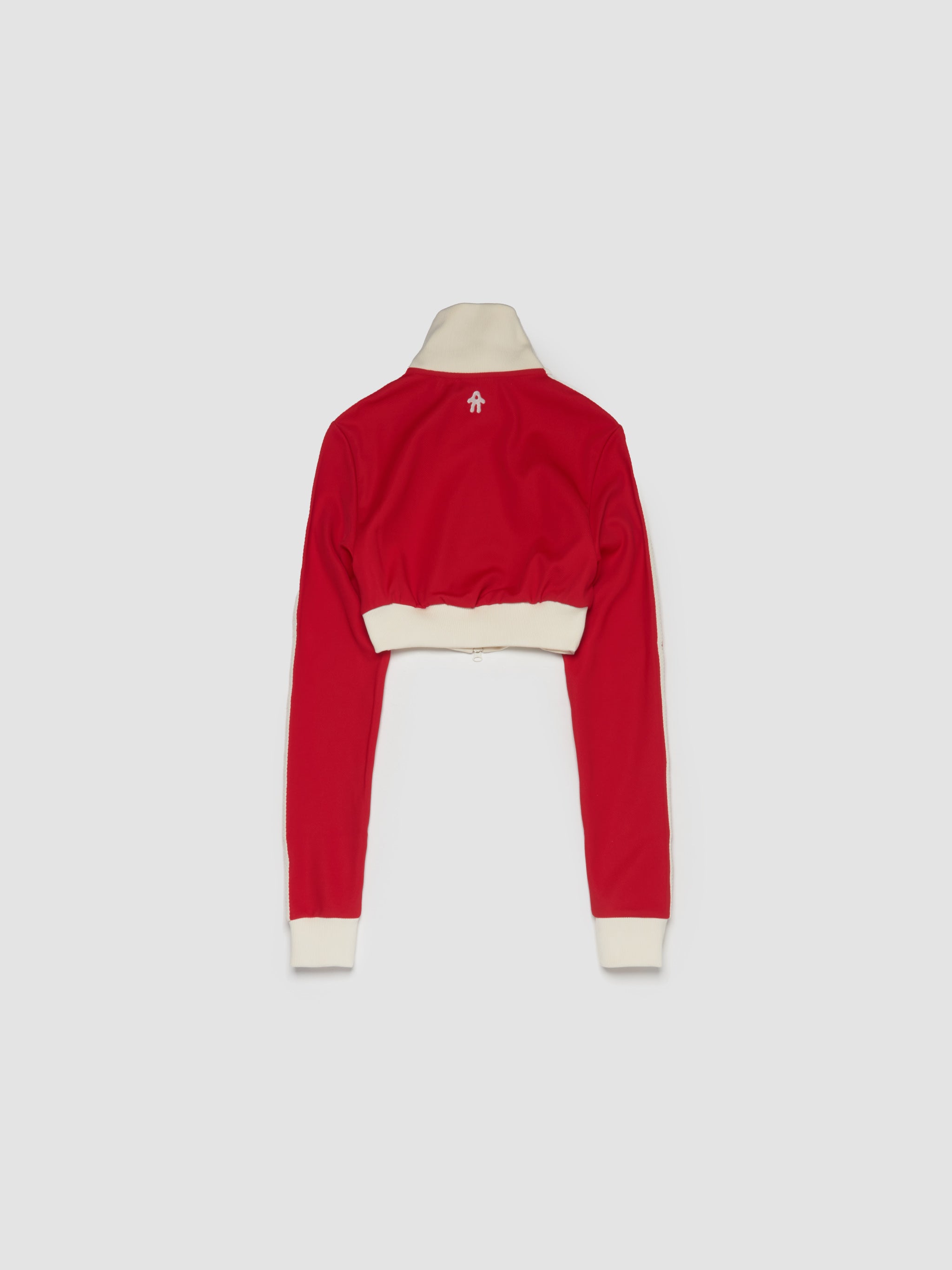 x Avavav Cropped Track Top in Better Scarlet