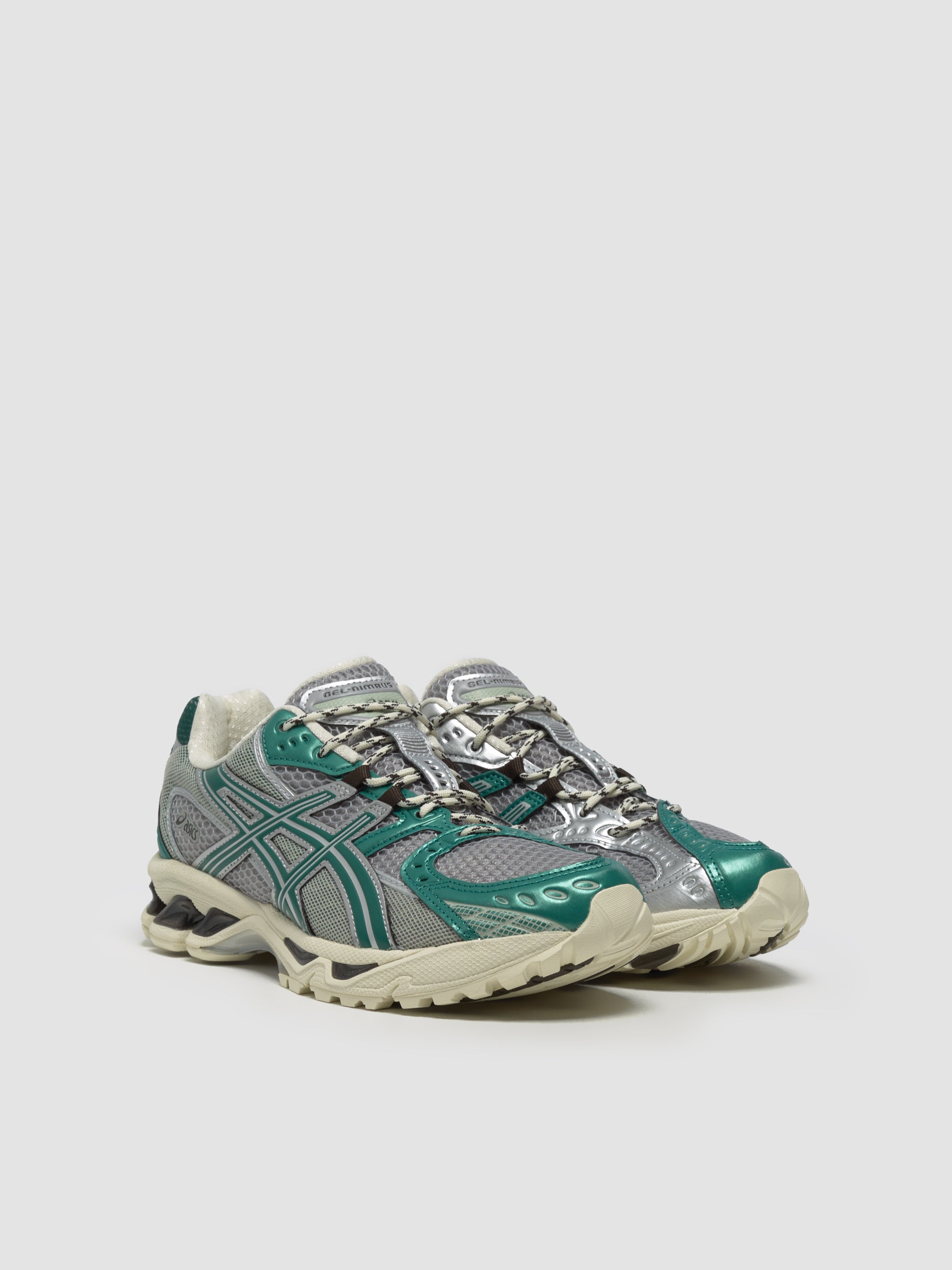 GEL-NIMBUS 10.1 Sneaker in Seal Grey & Jasper Green
