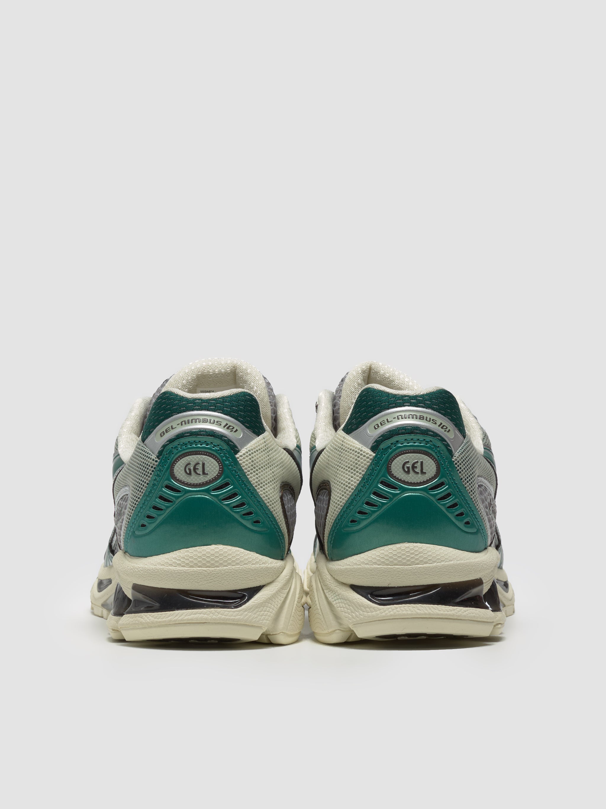 GEL-NIMBUS 10.1 Sneaker in Seal Grey & Jasper Green