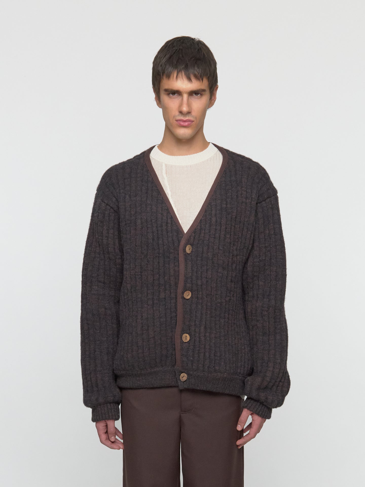 Michelin Chunky Sweater in Charcoal