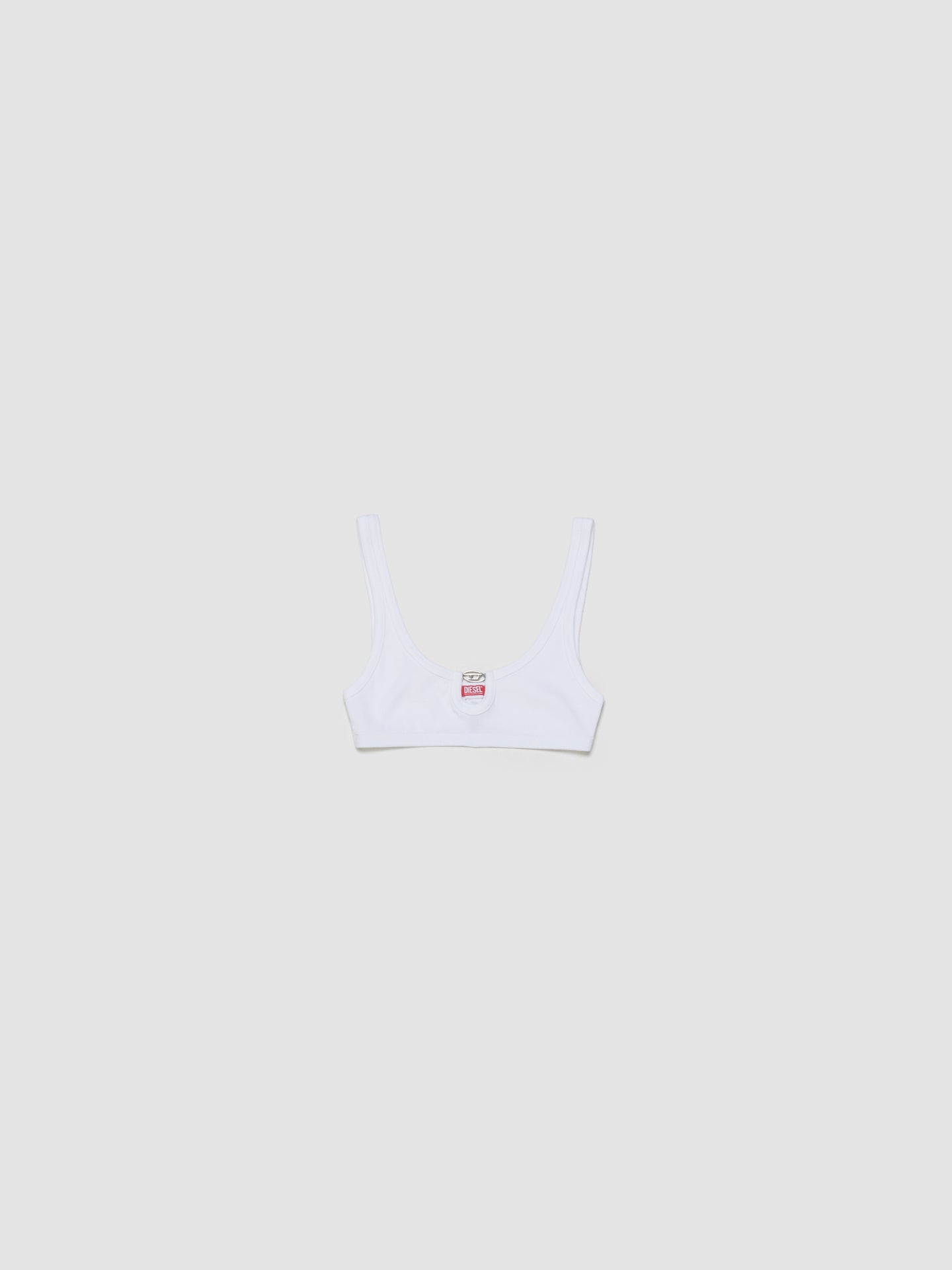 Oval D-Rib Bralette in Bright White