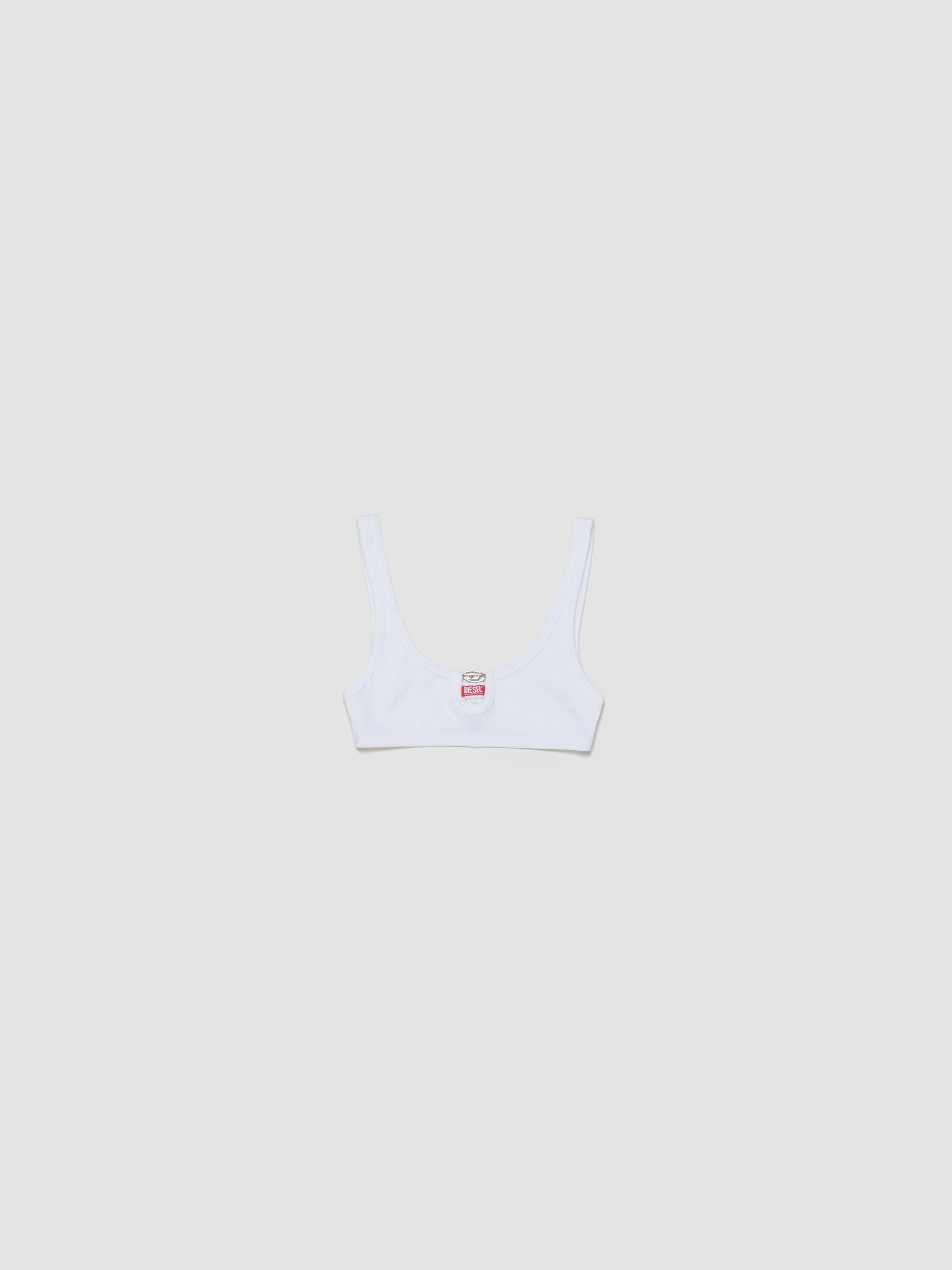 Oval D-Rib Bralette in Bright White