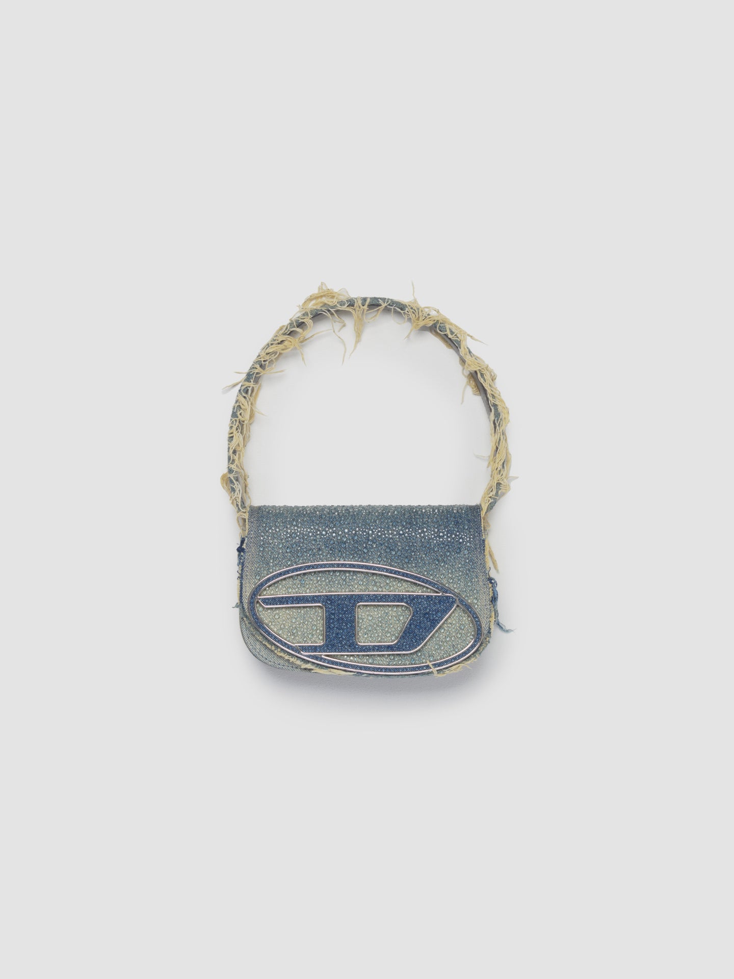 1Dr Shoulder Bag in Medium Blue Denim